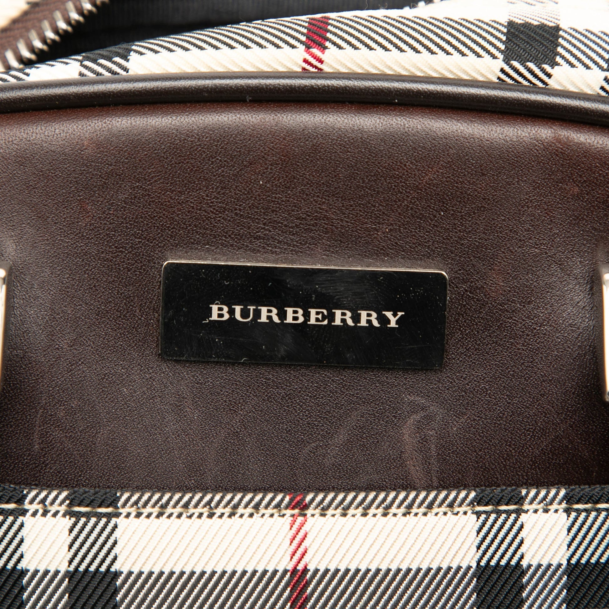 Burberry House Check Canvas Handbag