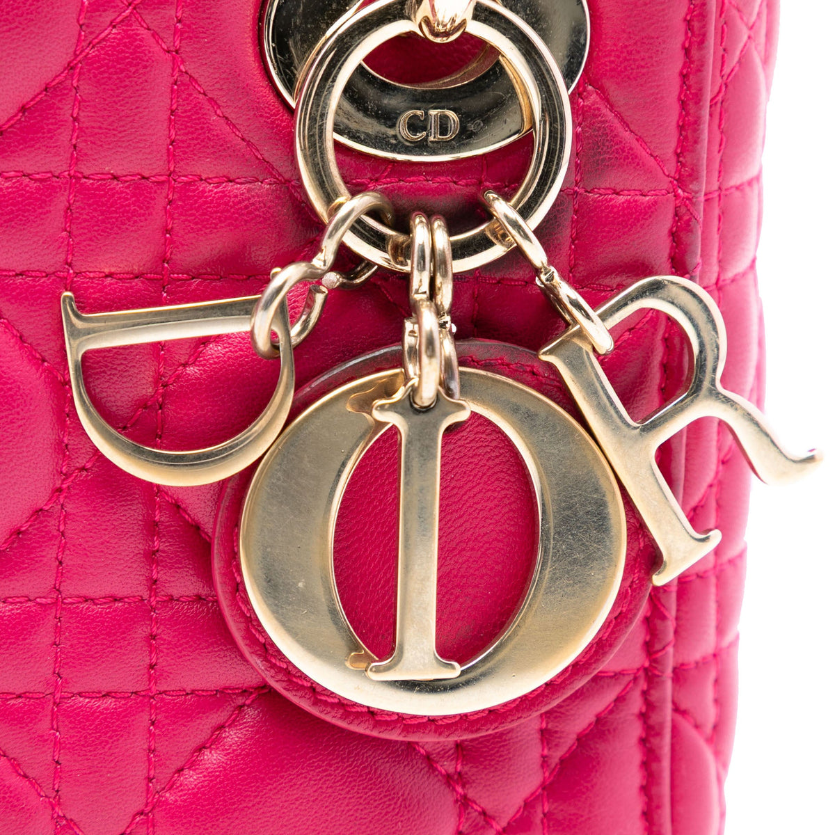 Dior Mini Lambskin Cannage Lady Dior