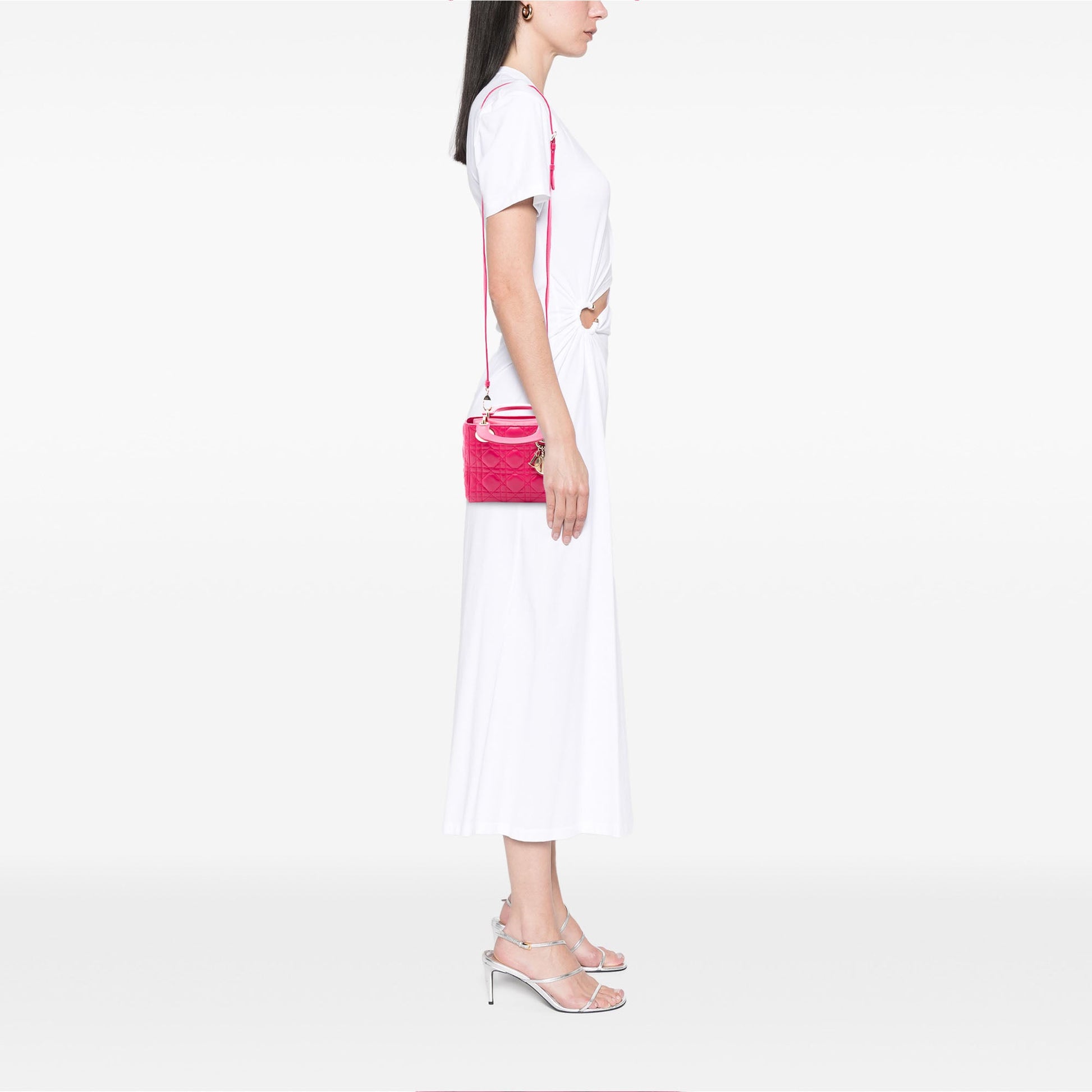 Dior Mini Lambskin Cannage Lady Dior