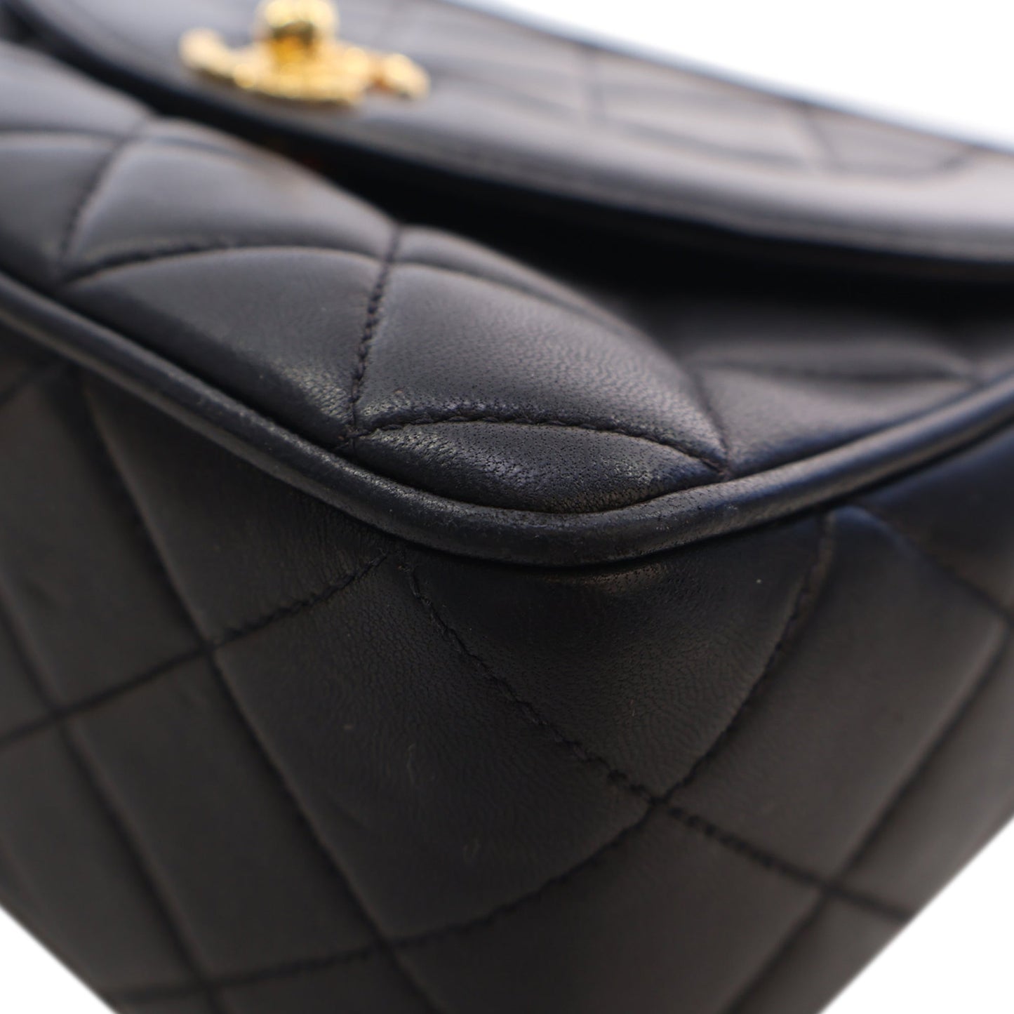 Chanel Small Quilted Lambskin Diana Tassel Camera Bag