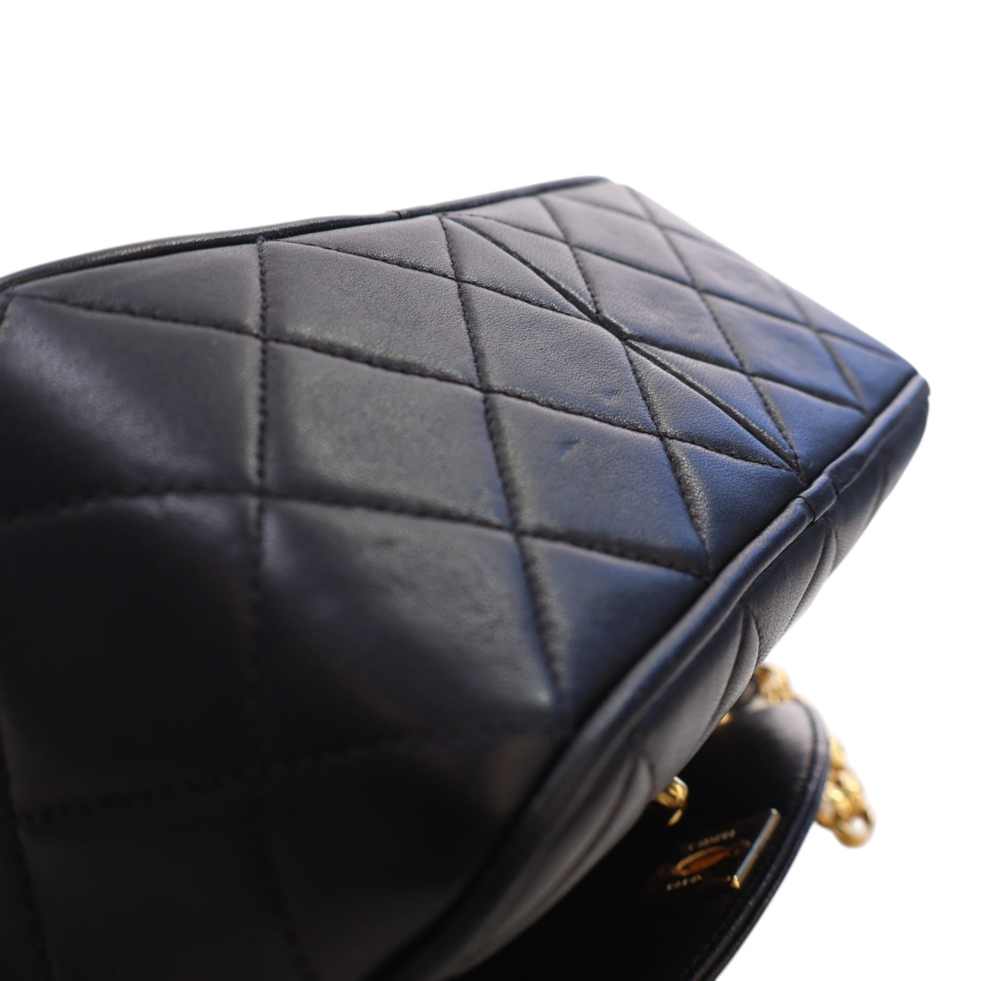 Chanel Small Quilted Lambskin Diana Tassel Camera Bag