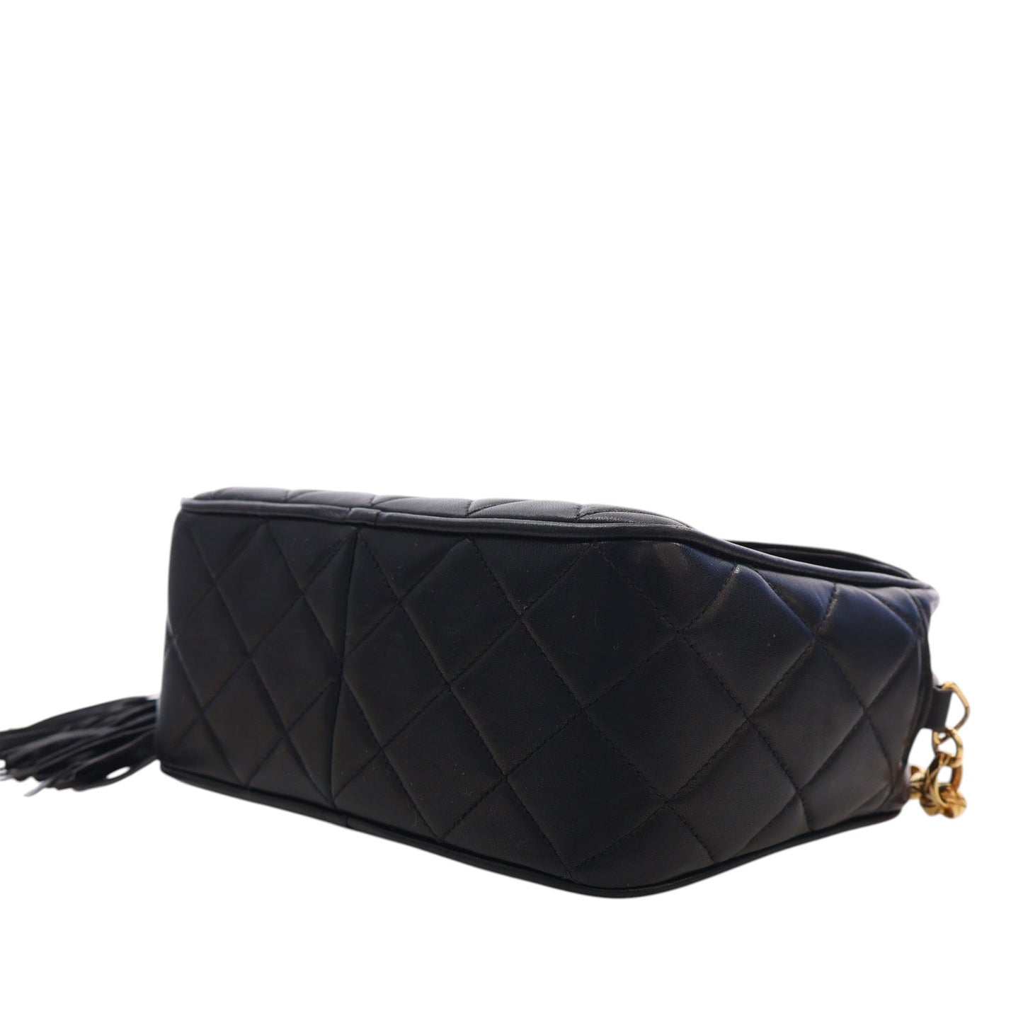 Chanel Small Quilted Lambskin Diana Tassel Camera Bag