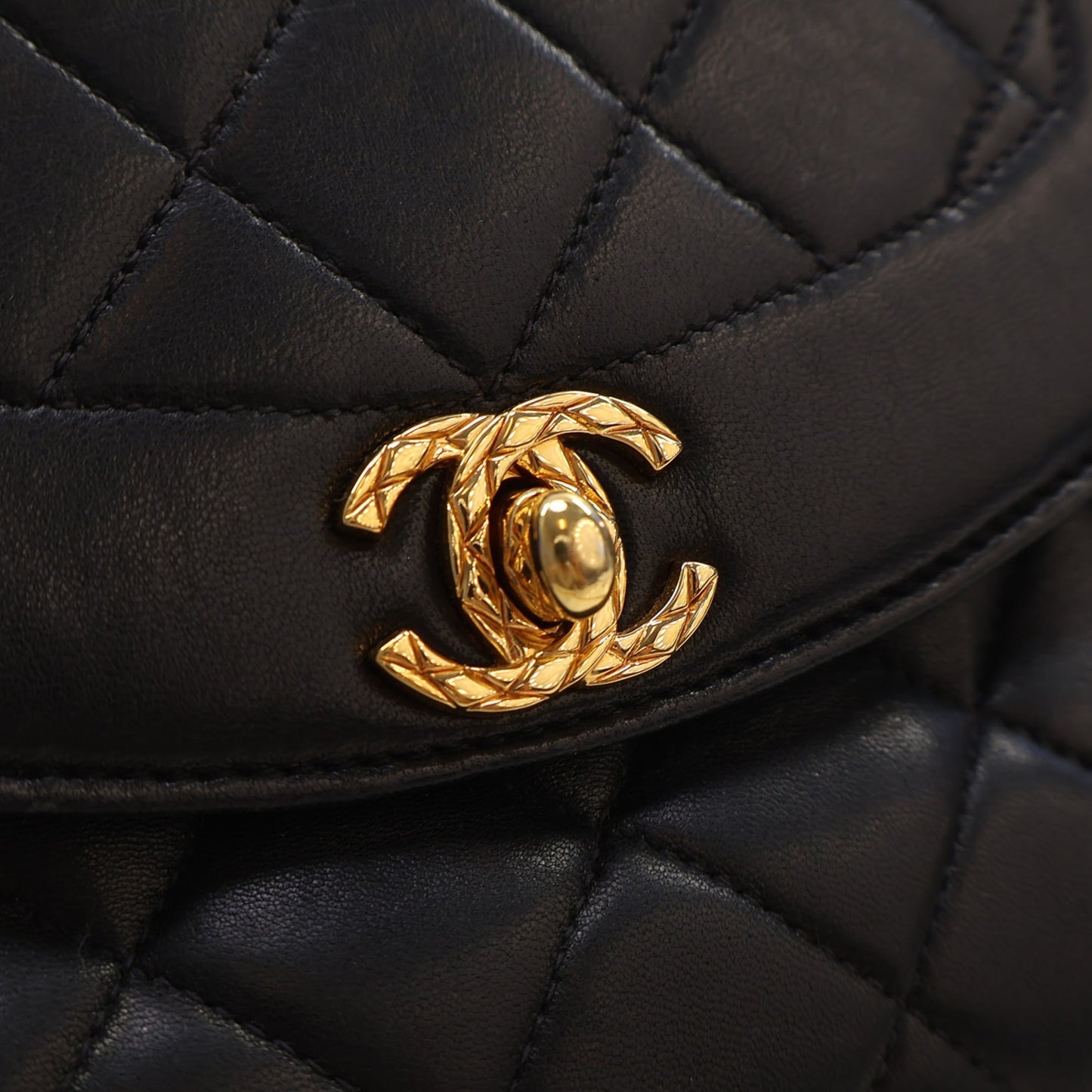 Chanel Small Quilted Lambskin Diana Tassel Camera Bag