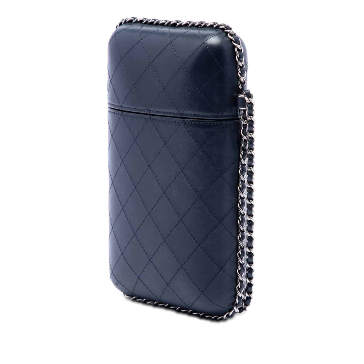 Chanel CC Quilted Lambskin Chain Around Phone Holder
