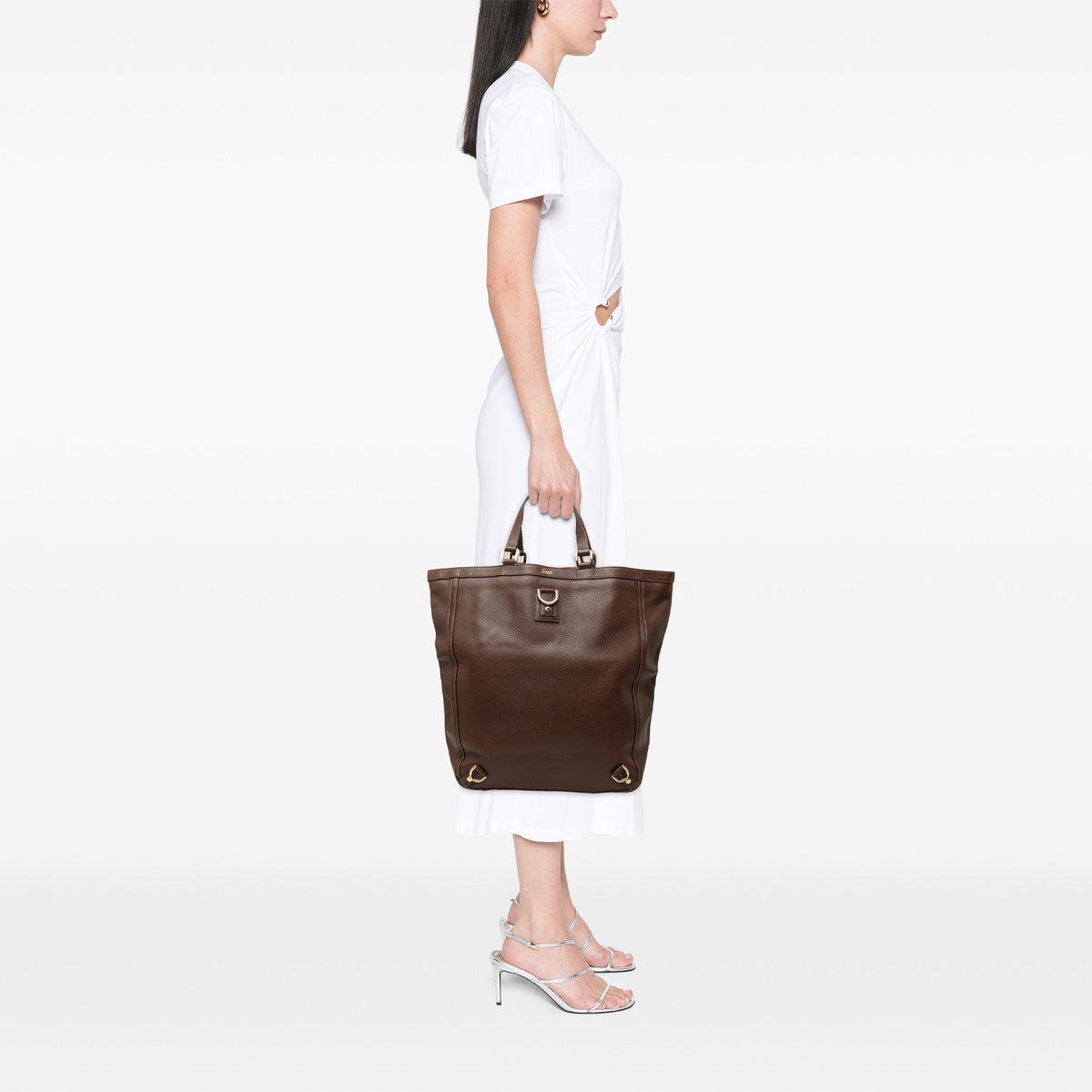 Gucci Calfskin Abbey D Ring Tote