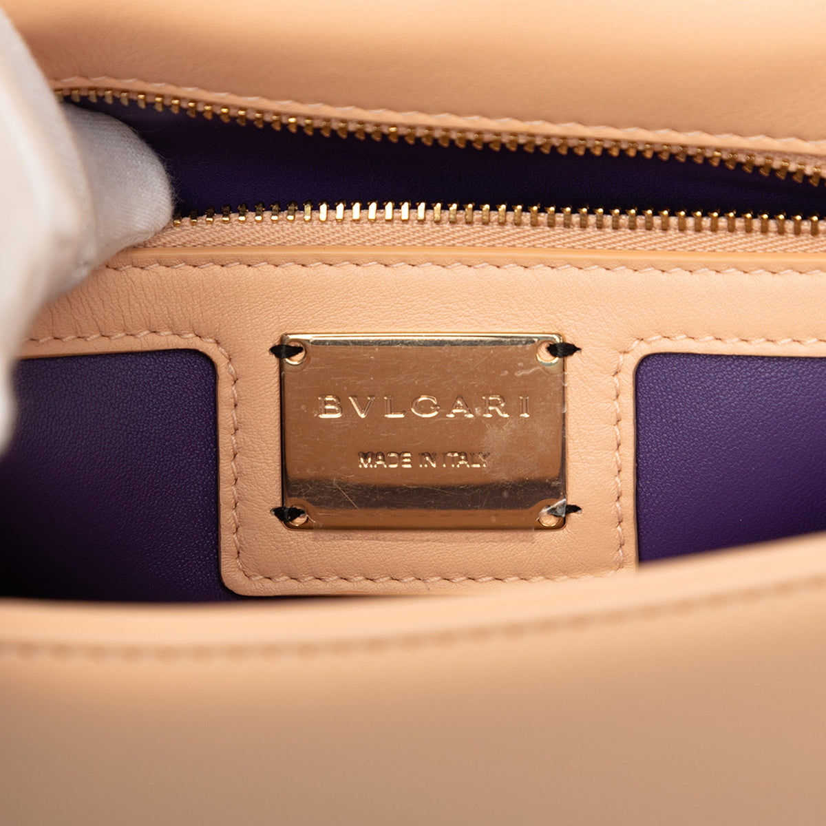 Bvlgari Small Leather Serpenti Cabochon Crossbody