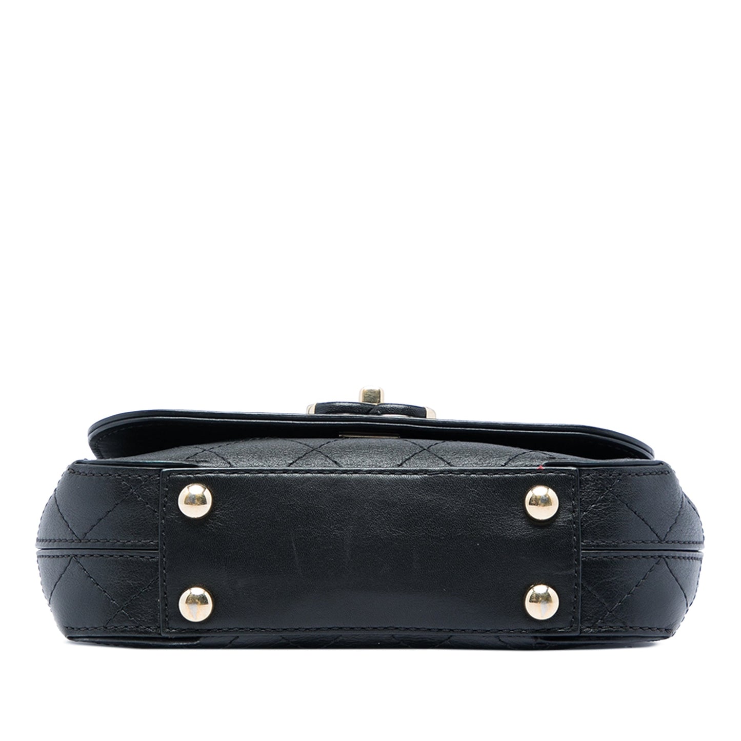Chanel Small Stitched Calfskin Covered CC Flap