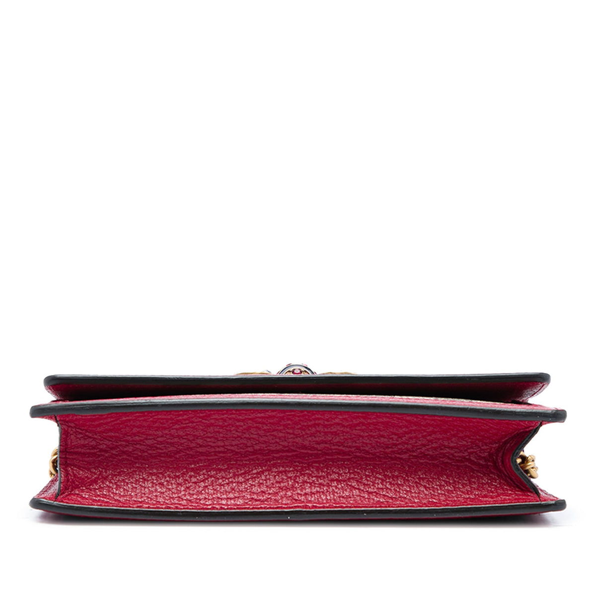 Gucci GG Supreme Queen Margaret Wallet on Chain — Beige
