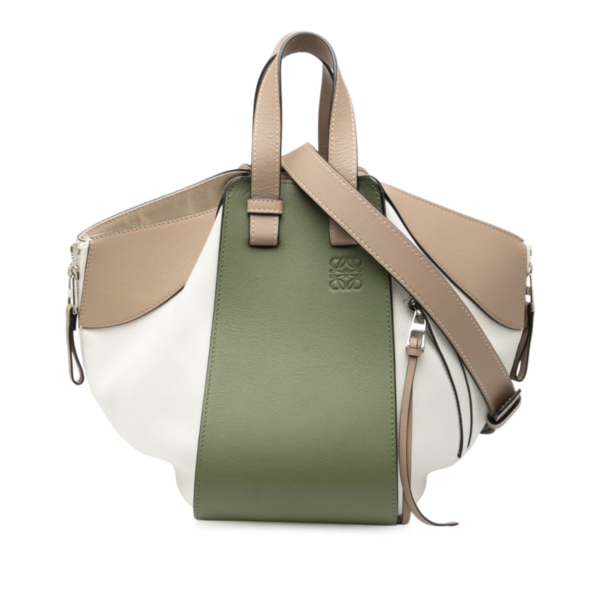 LOEWE Small Tricolor Soft Grained Calfskin Hammock Bag