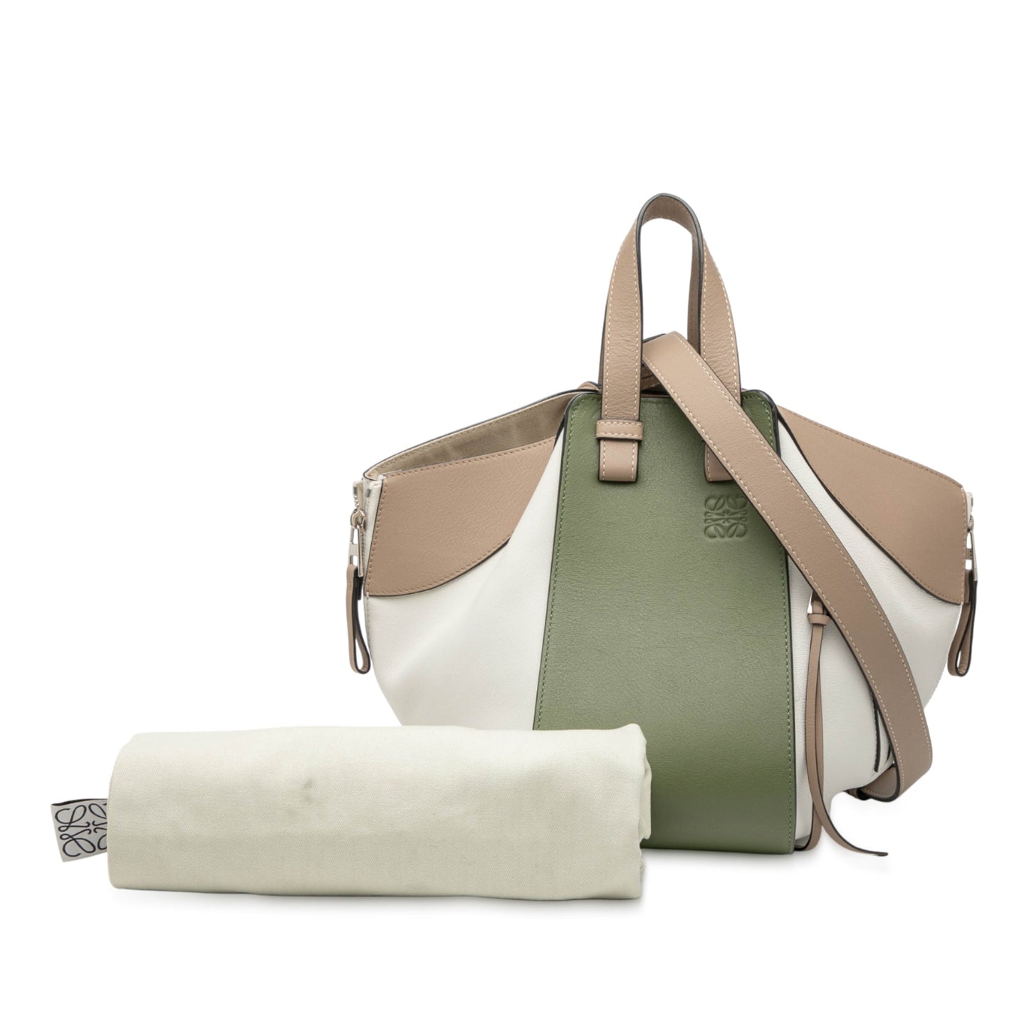 LOEWE Small Tricolor Soft Grained Calfskin Hammock Bag