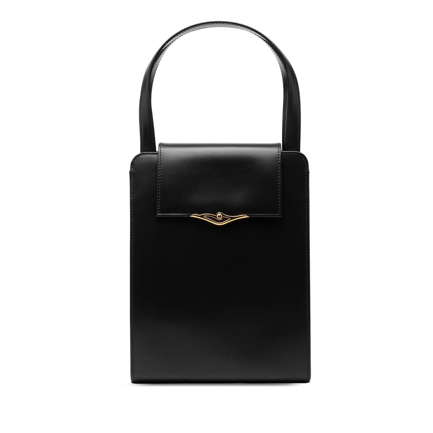 Cartier Leather Sapphire Line Handbag