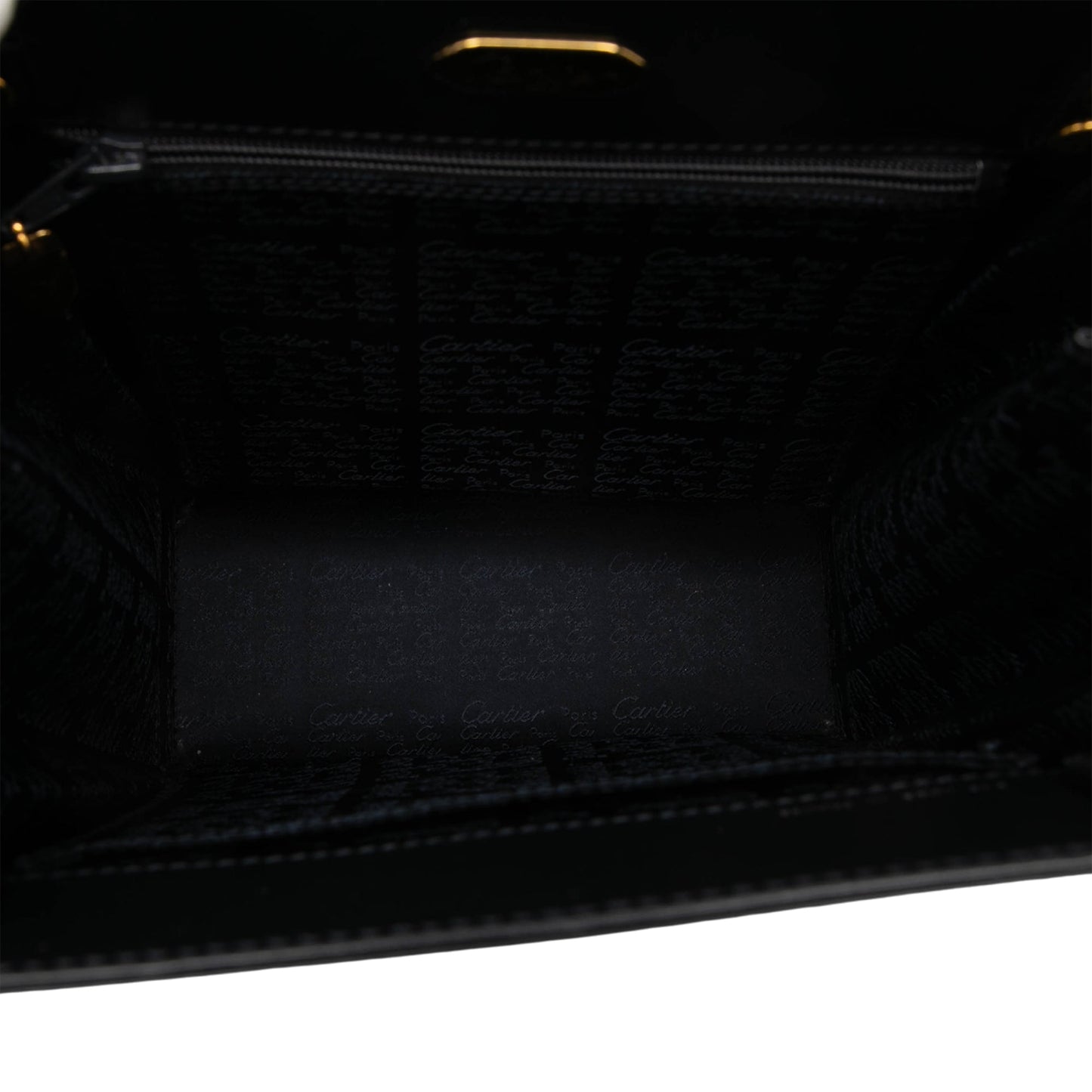 Cartier Leather Sapphire Line Handbag