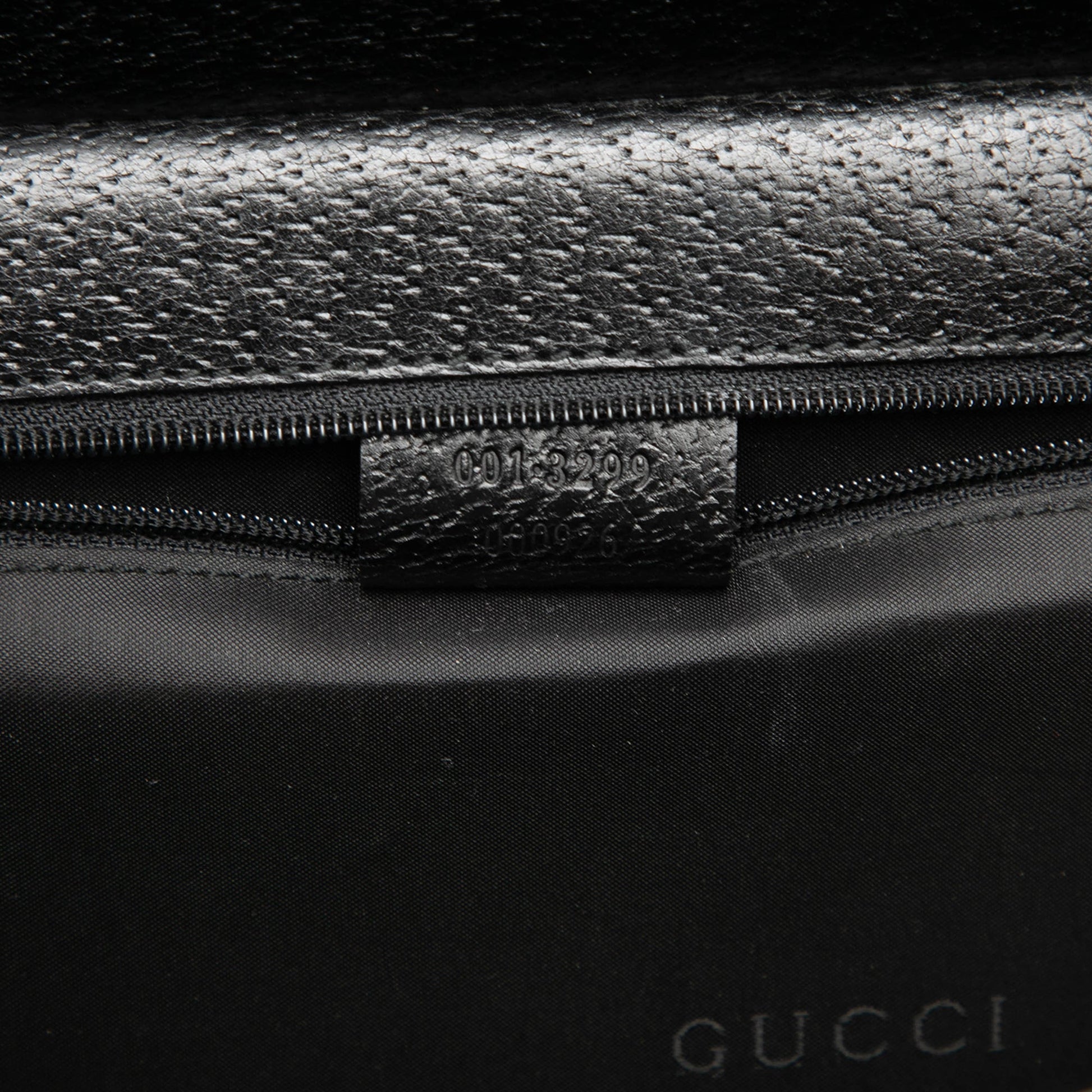 Gucci Grained Calfskin Top Handle Bag