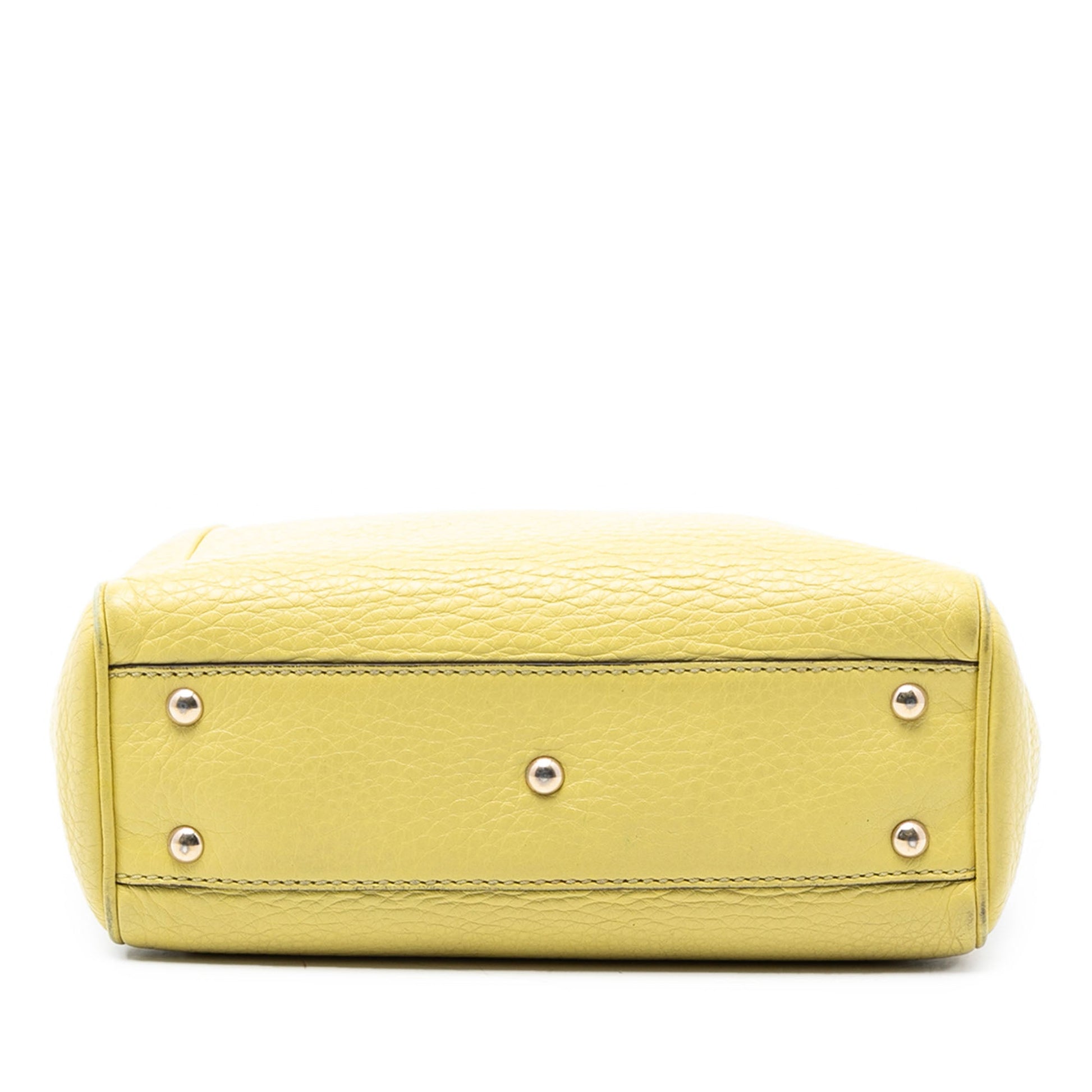 Gucci Mini Calfskin Bamboo Shopper Satchel