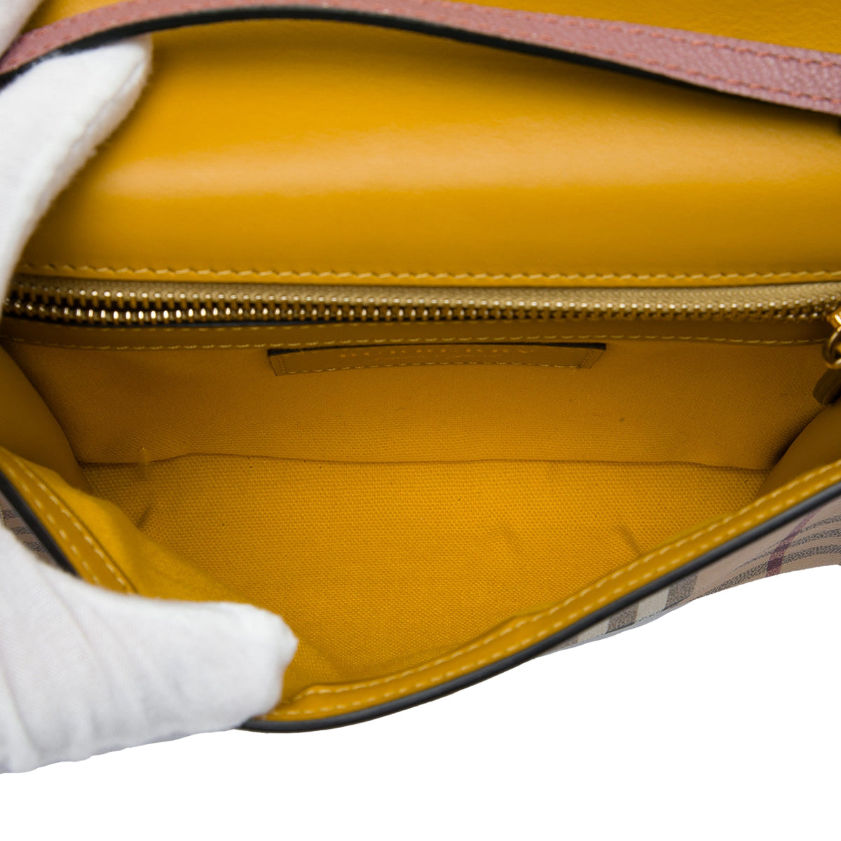 Burberry Haymarket Check Coated Canvas and Calfskin Loxley Crossbody