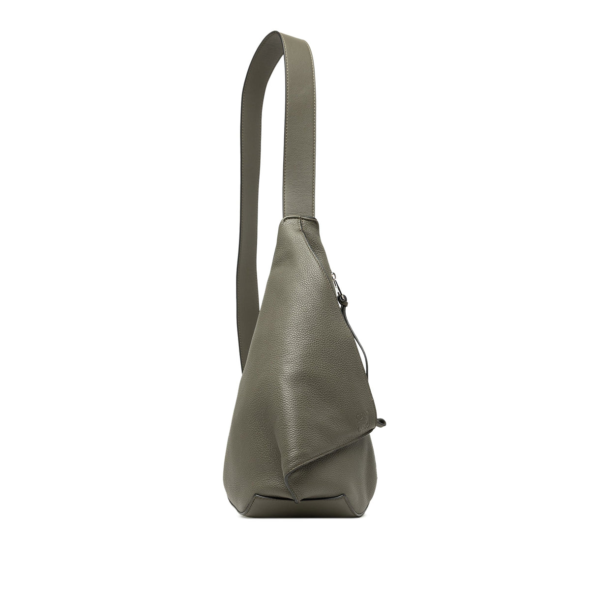 LOEWE Leather Anton Sling Backpack — Brown