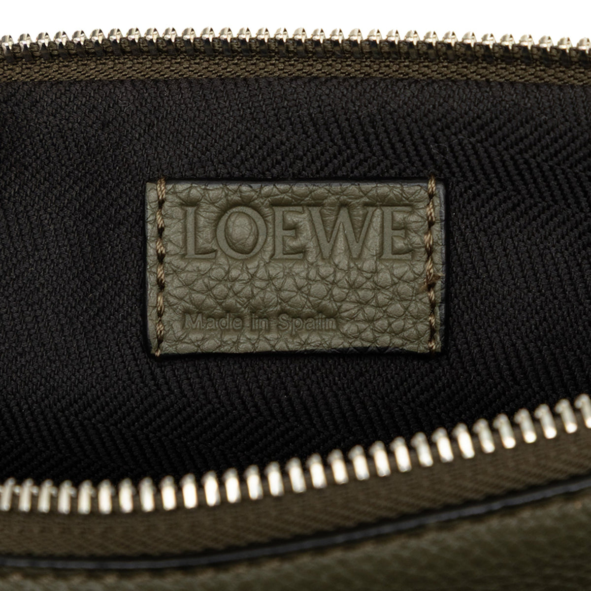 LOEWE Leather Anton Sling Backpack — Brown