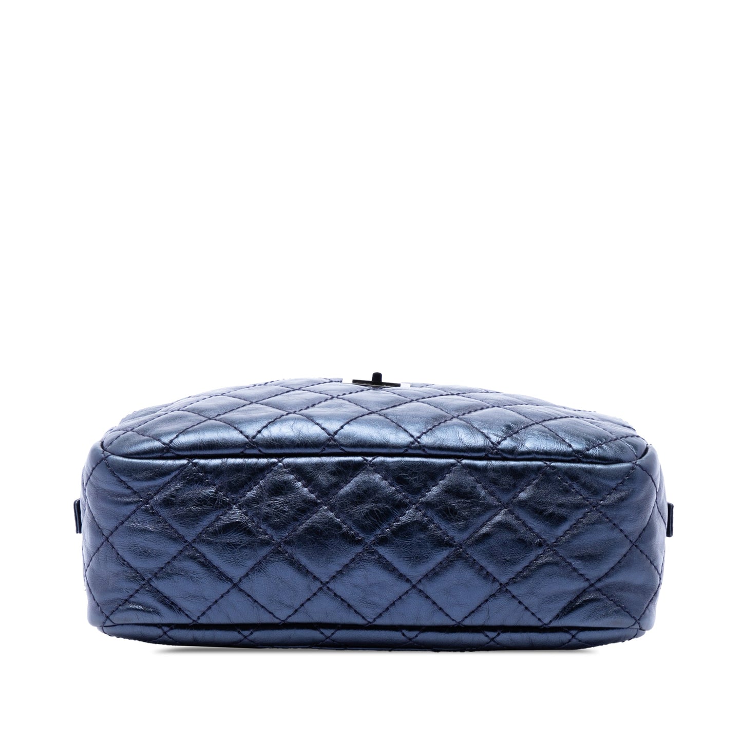 Chanel Medium Metallic Quilted Aged Calfskin Reissue Camera Bag