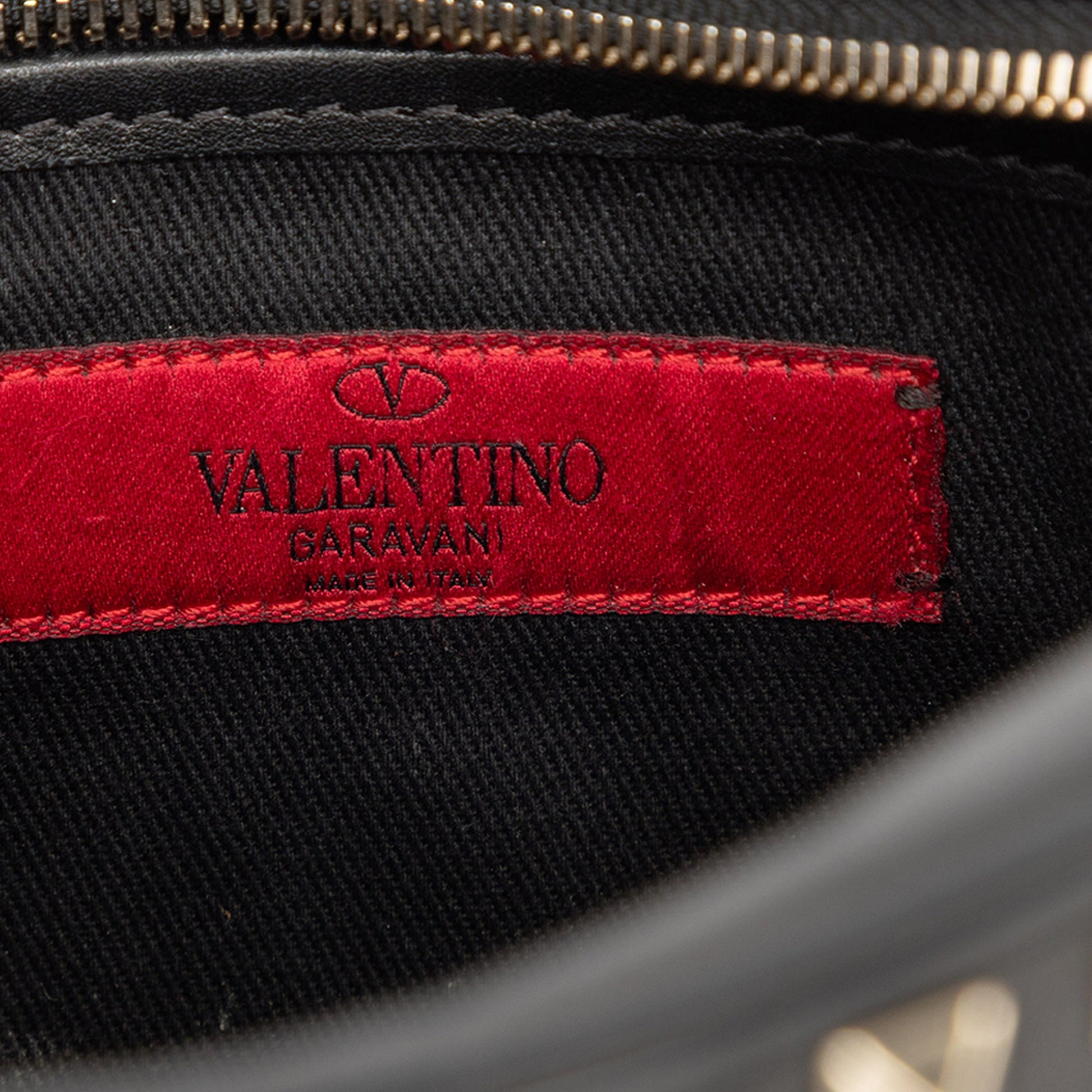 Valentino Leather Rockstud Camera Bag
