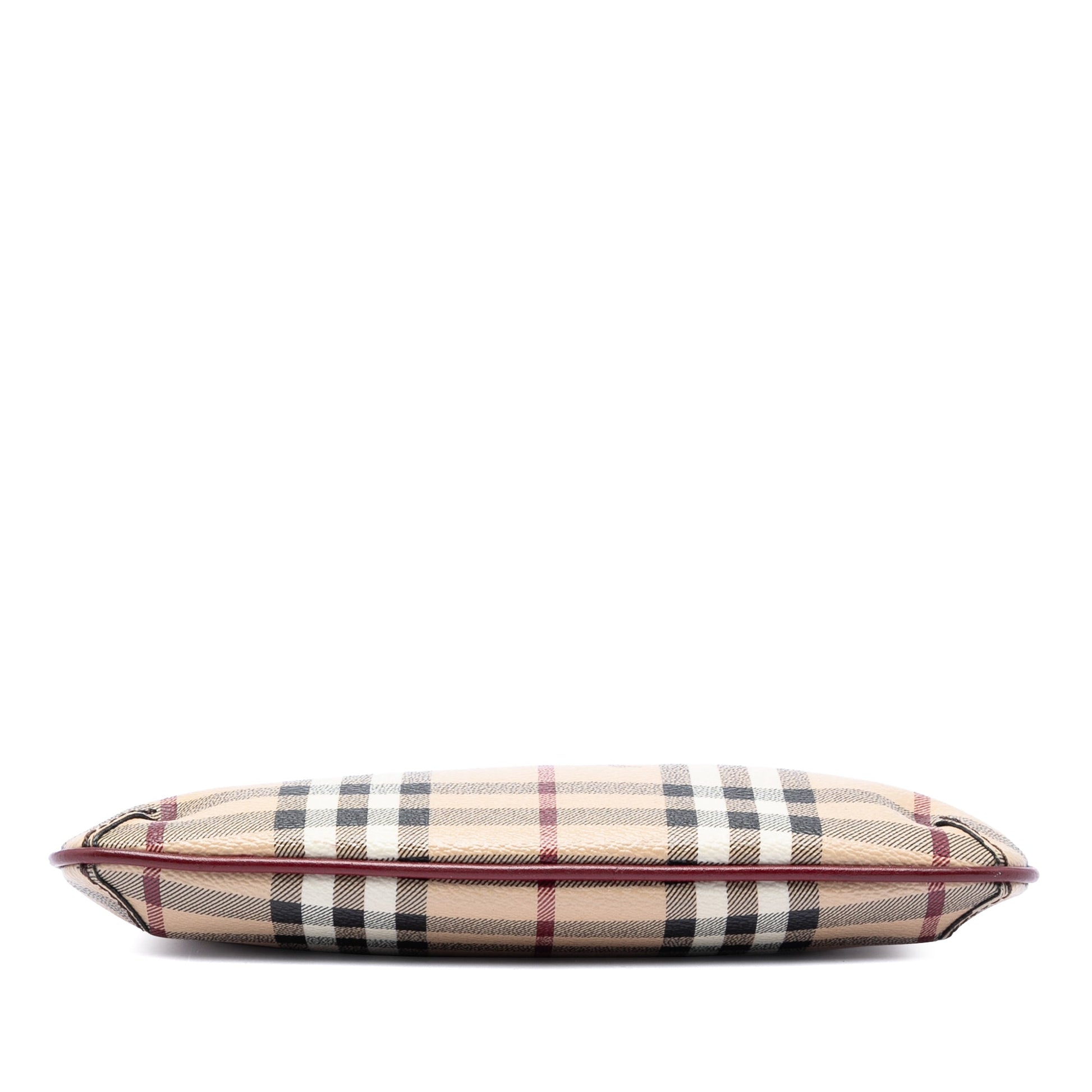 Burberry Haymarket Check Coated Canvas Clara Pochette