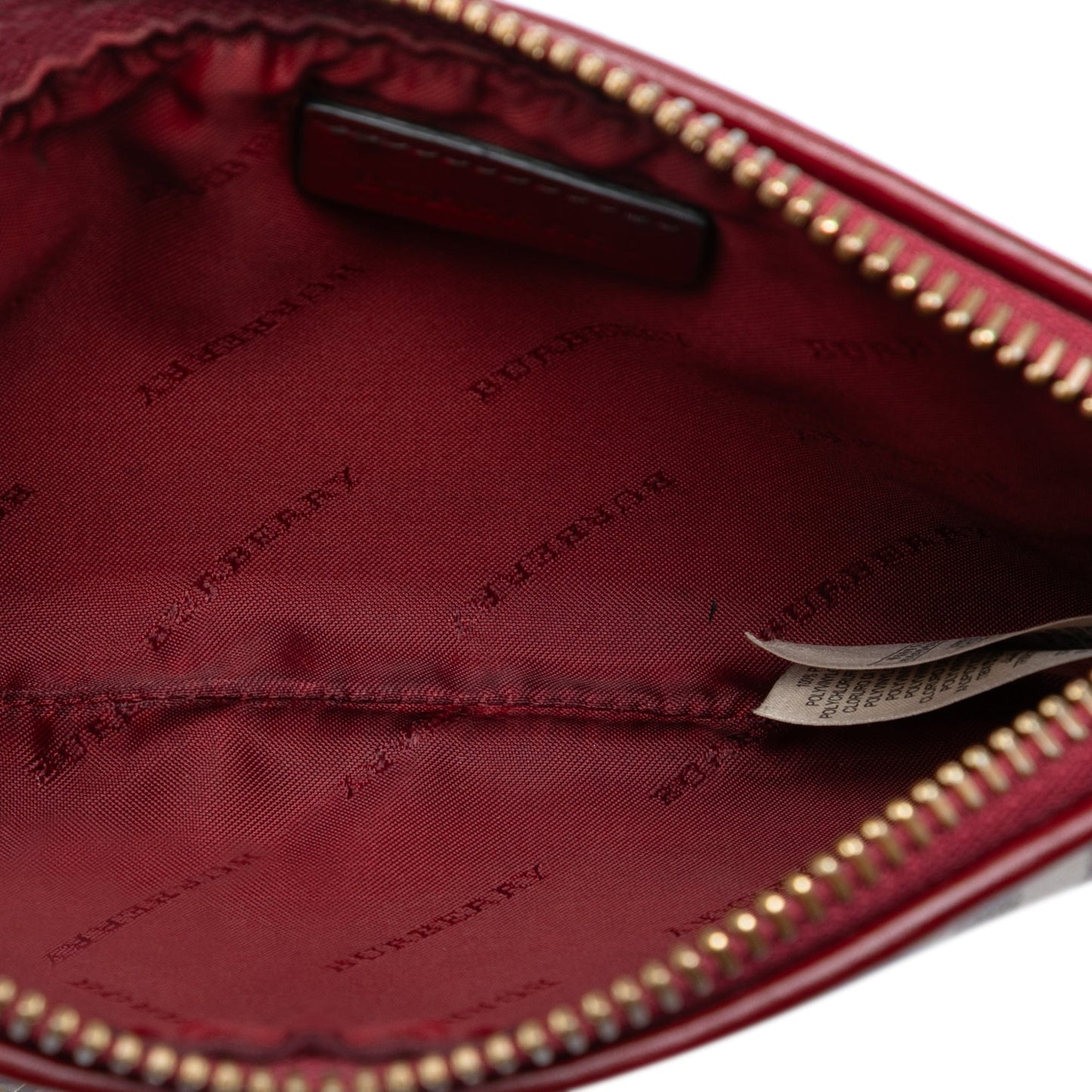Burberry Haymarket Check Coated Canvas Clara Pochette