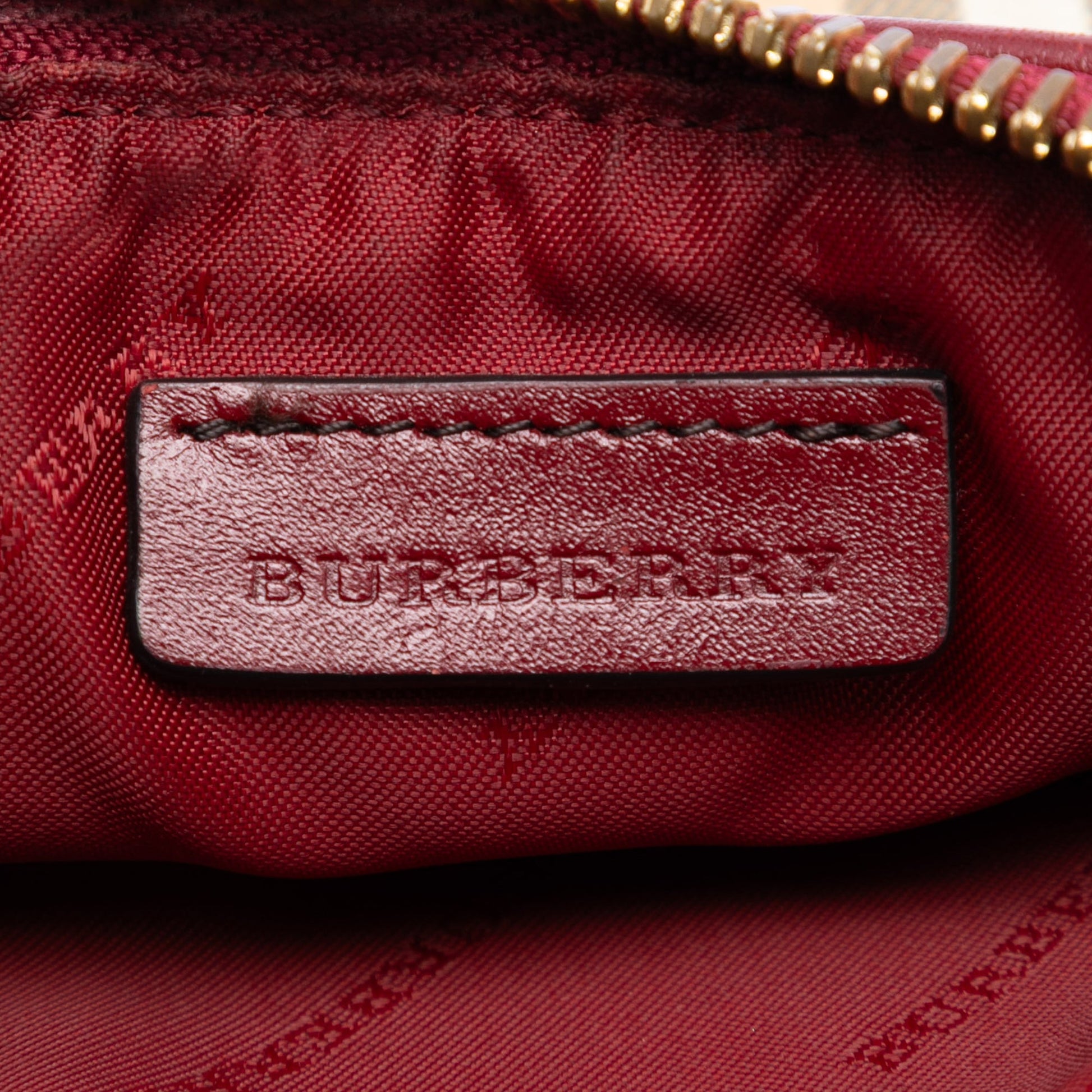 Burberry Haymarket Check Coated Canvas Clara Pochette