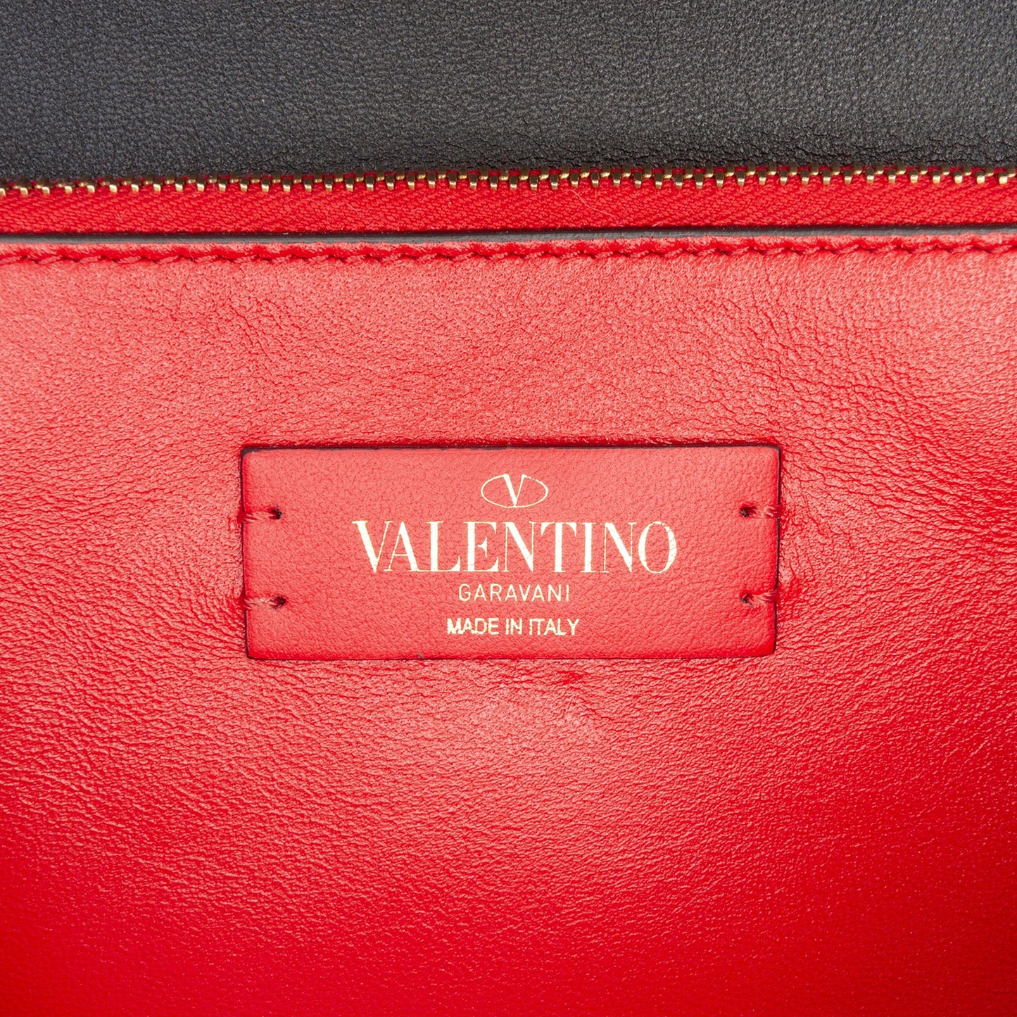 Valentino Small Watersnake Trimmed Colorblock Calfskin Vring Shoulder Bag