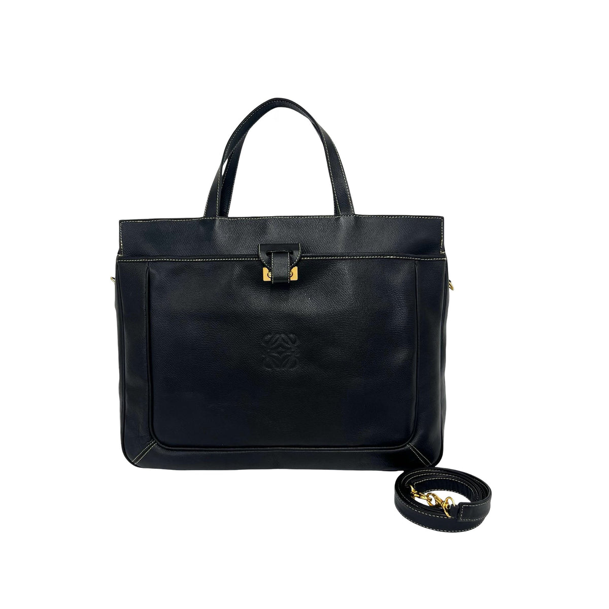 LOEWE Leather Anagram Satchel