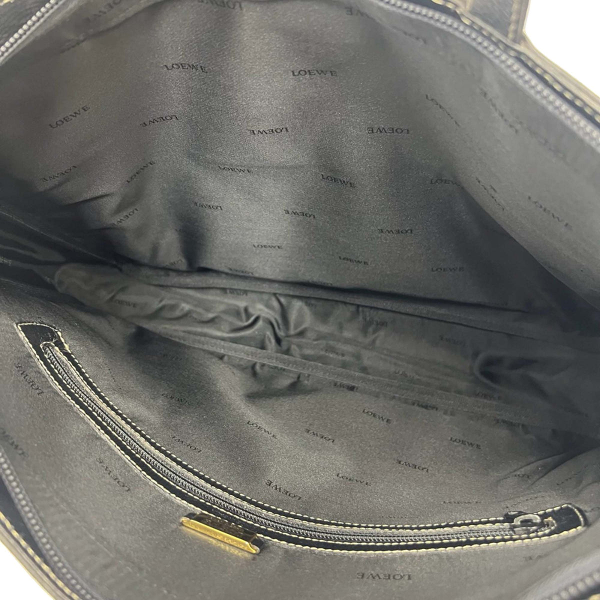 LOEWE Leather Anagram Satchel