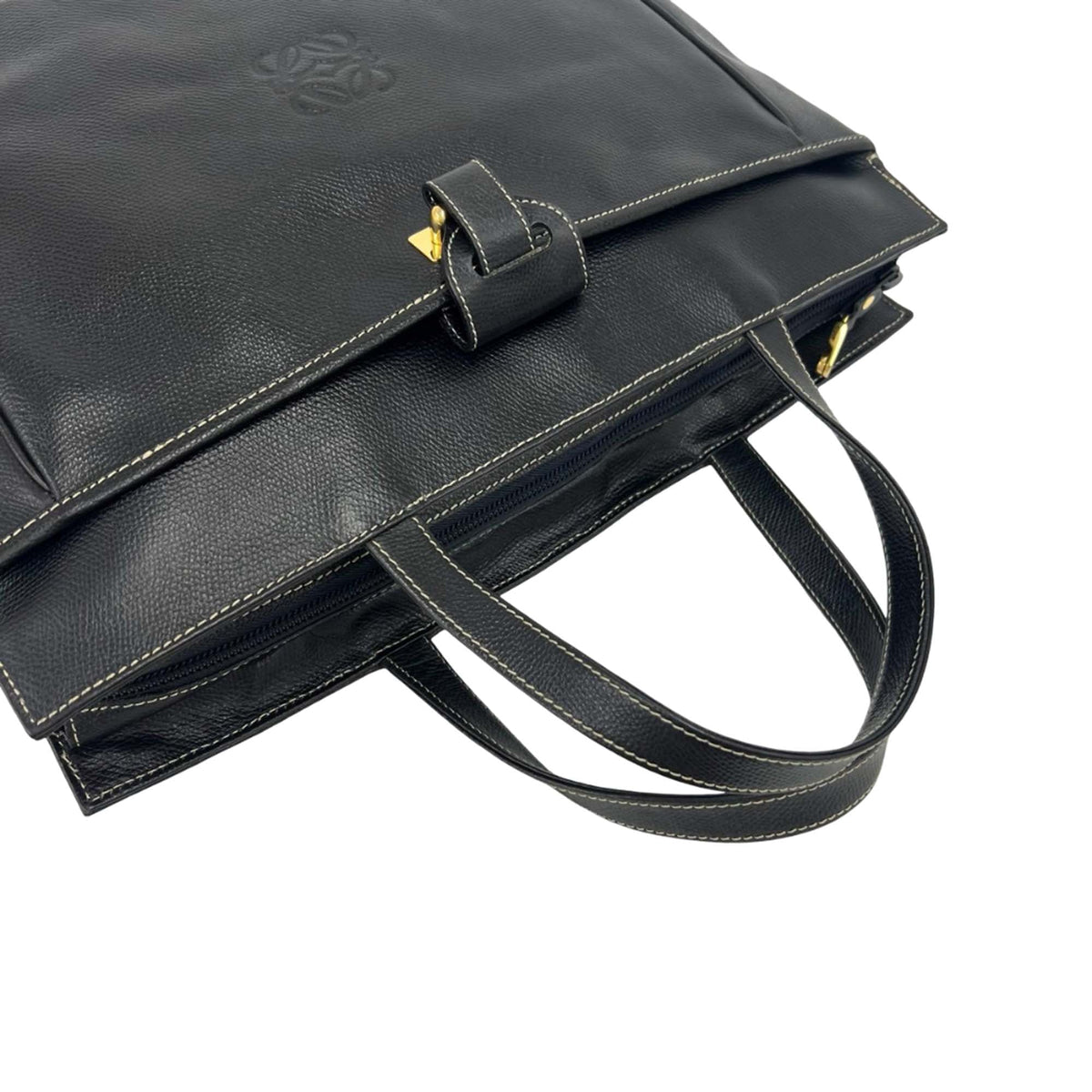 LOEWE Leather Anagram Satchel