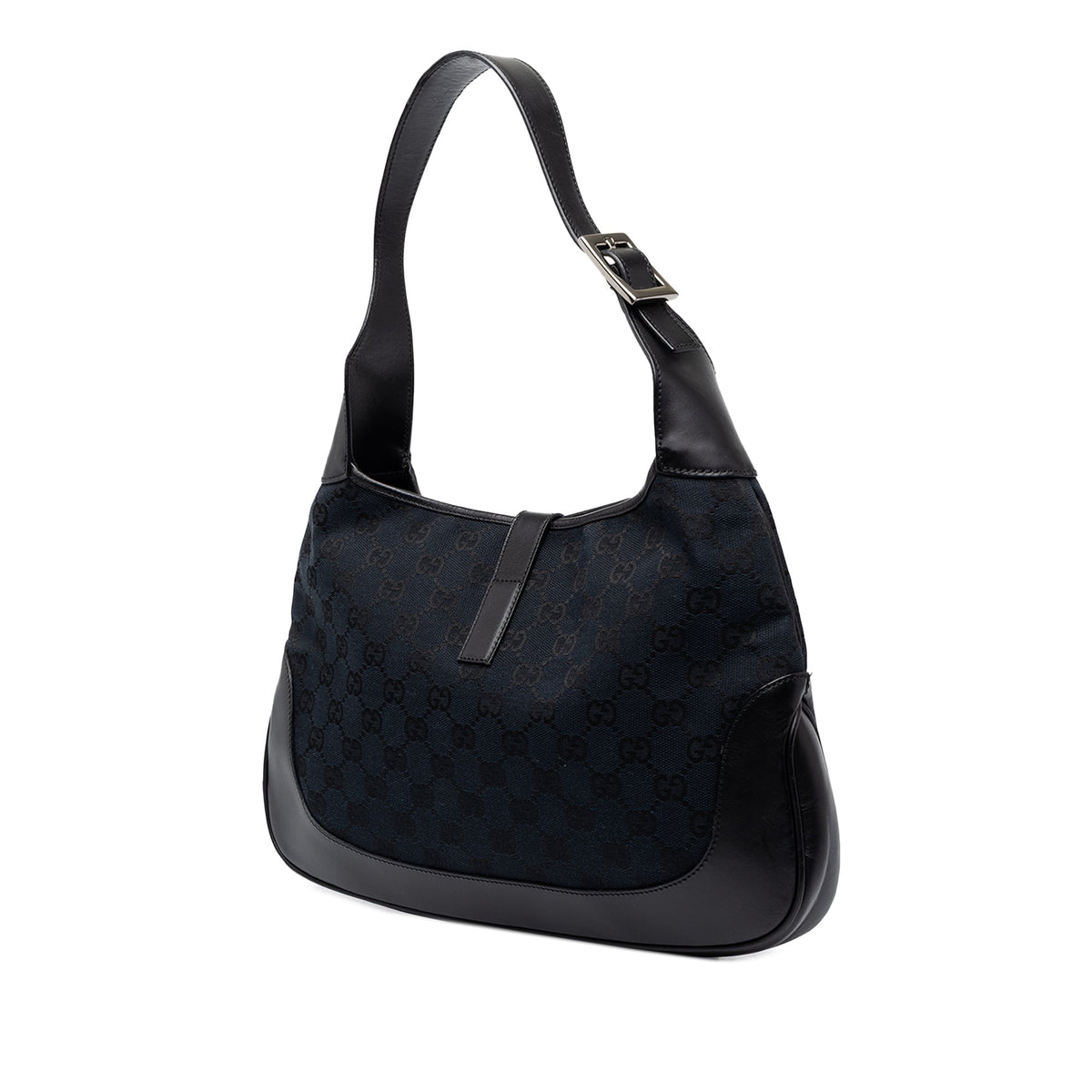 Gucci GG Canvas Jackie Shoulder Bag — Blue