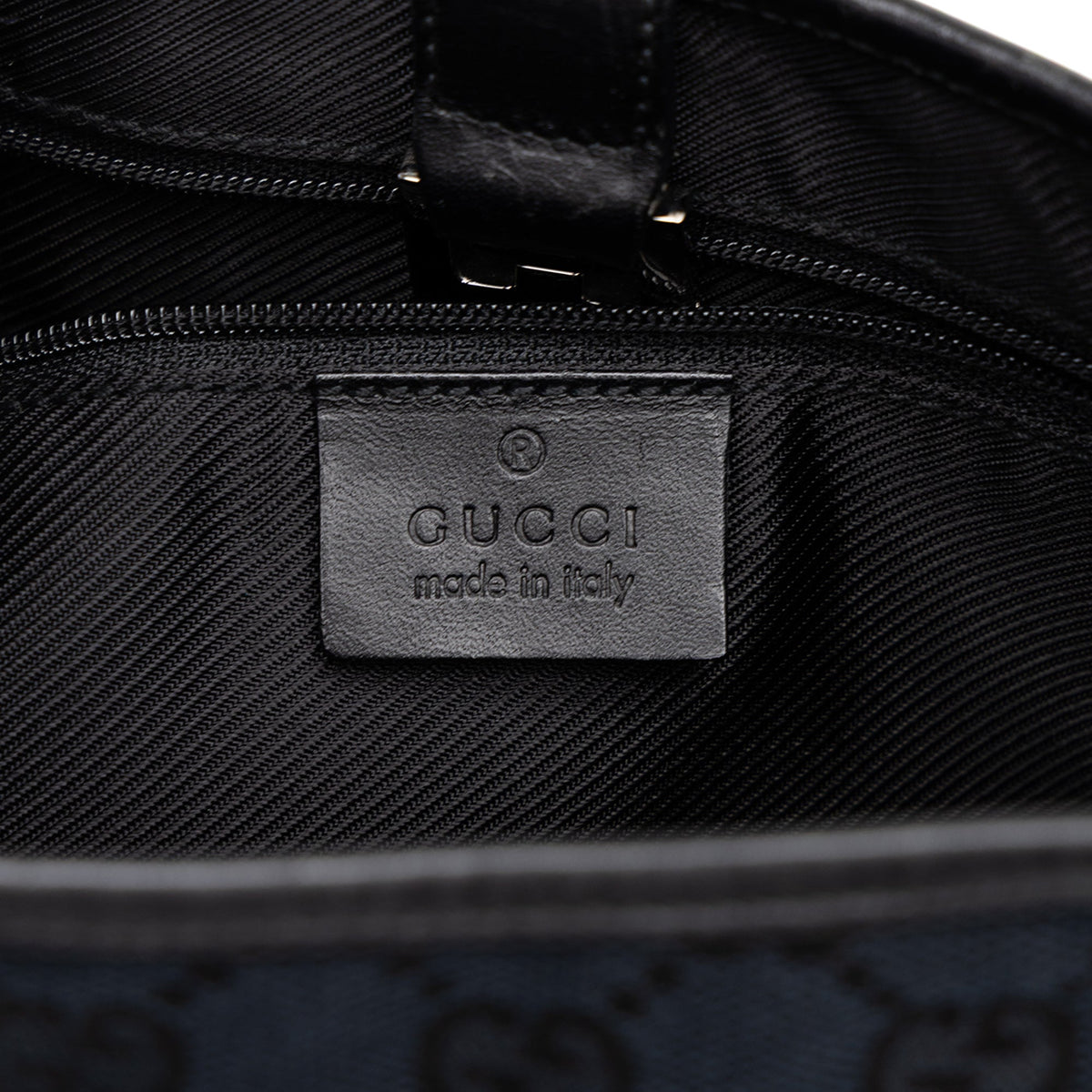 Gucci GG Canvas Jackie Shoulder Bag — Blue