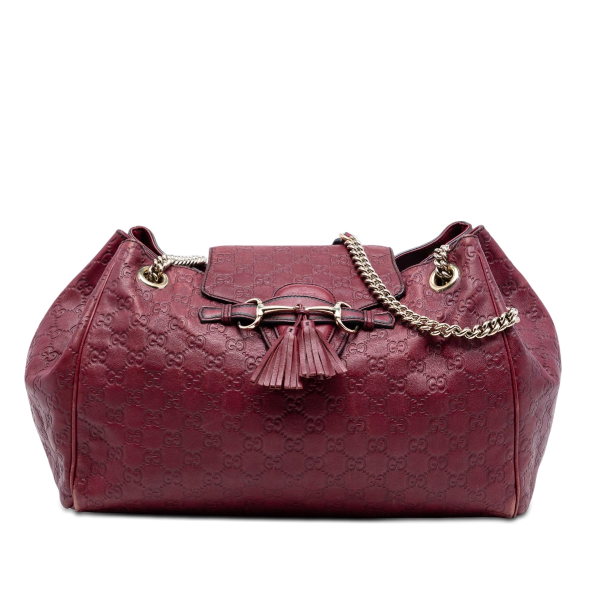 Large Guccissima Emily Chain Shoulder Bag