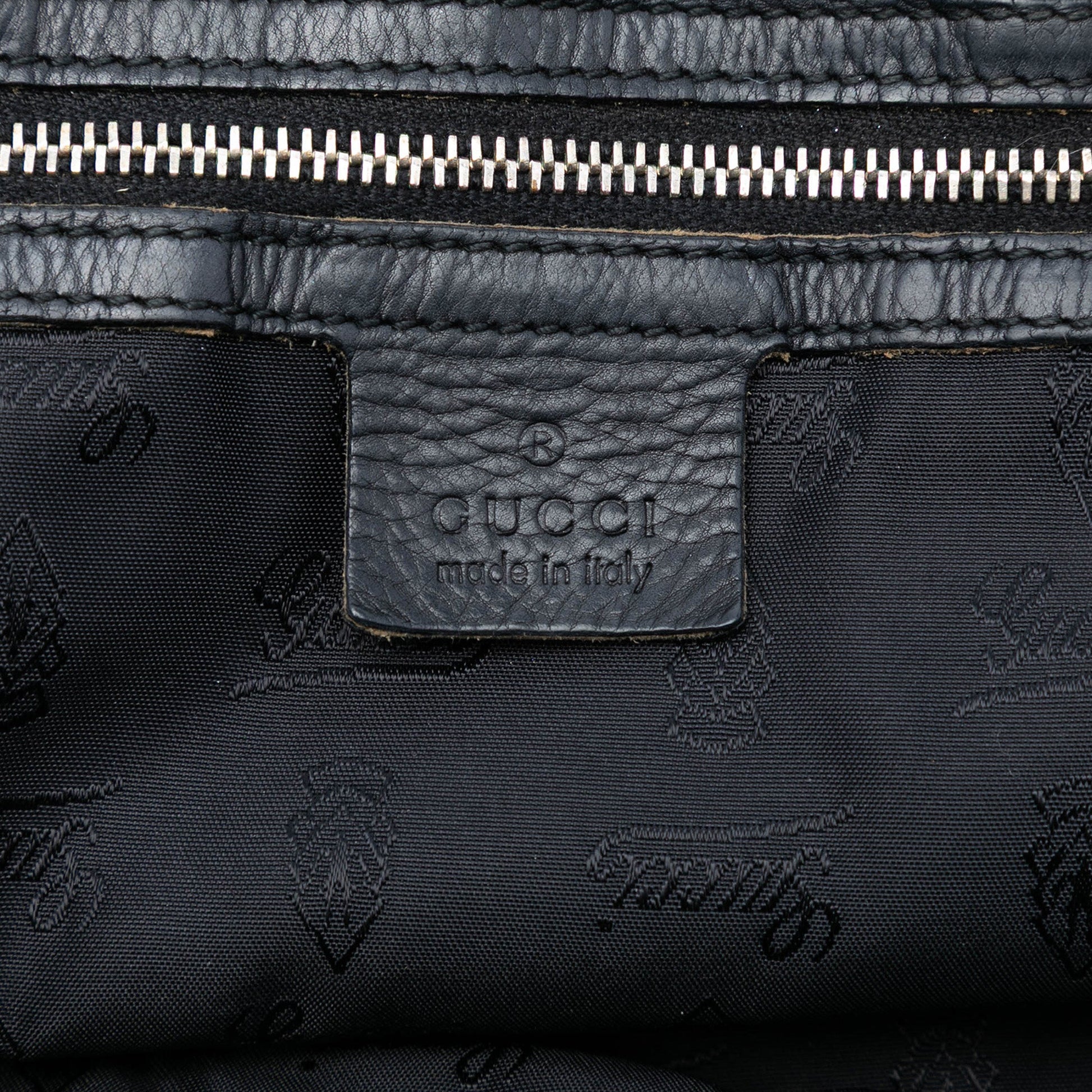 Gucci Large Patent Hysteria Satchel