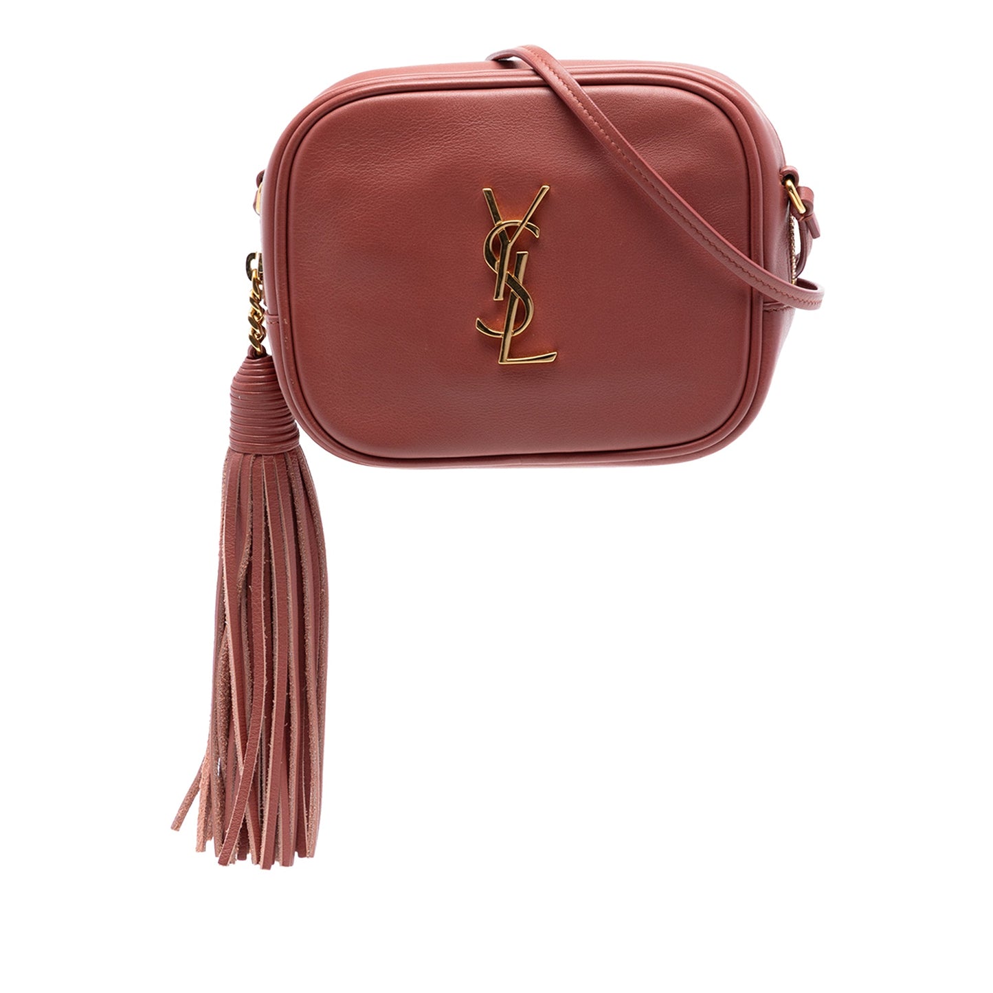 Saint Laurent Calfskin Monogram Blogger Bag