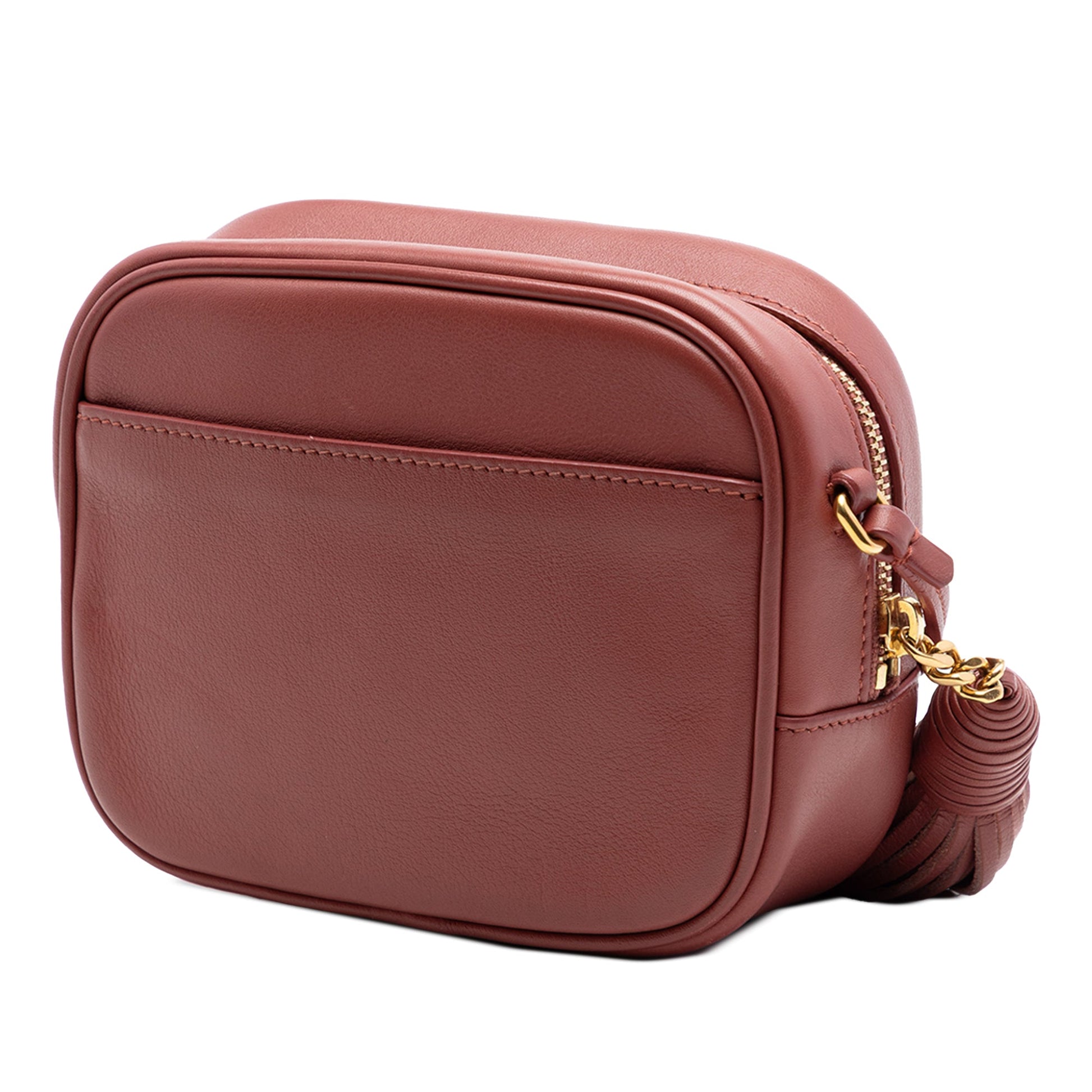 Saint Laurent Calfskin Monogram Blogger Bag