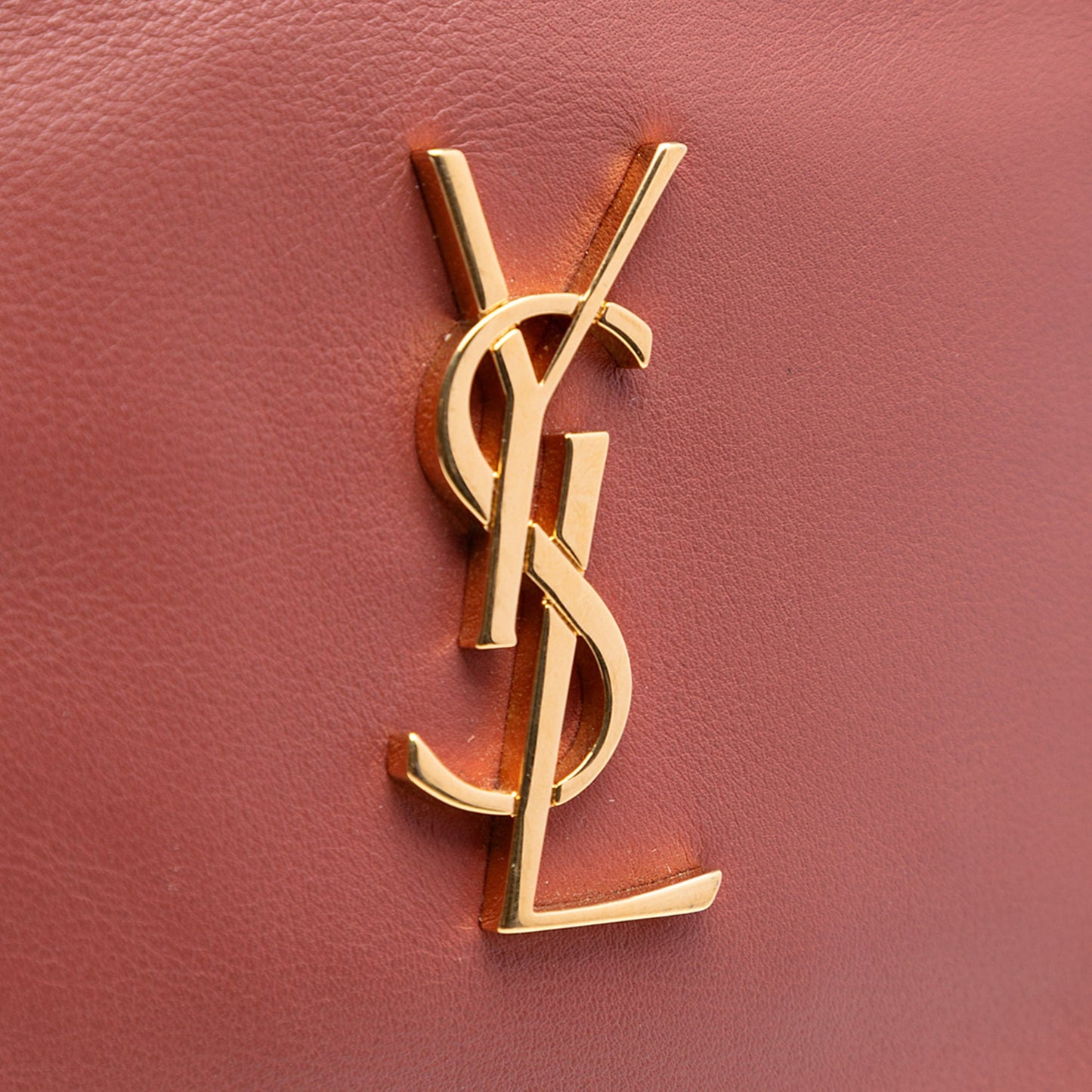 Saint Laurent Calfskin Monogram Blogger Bag