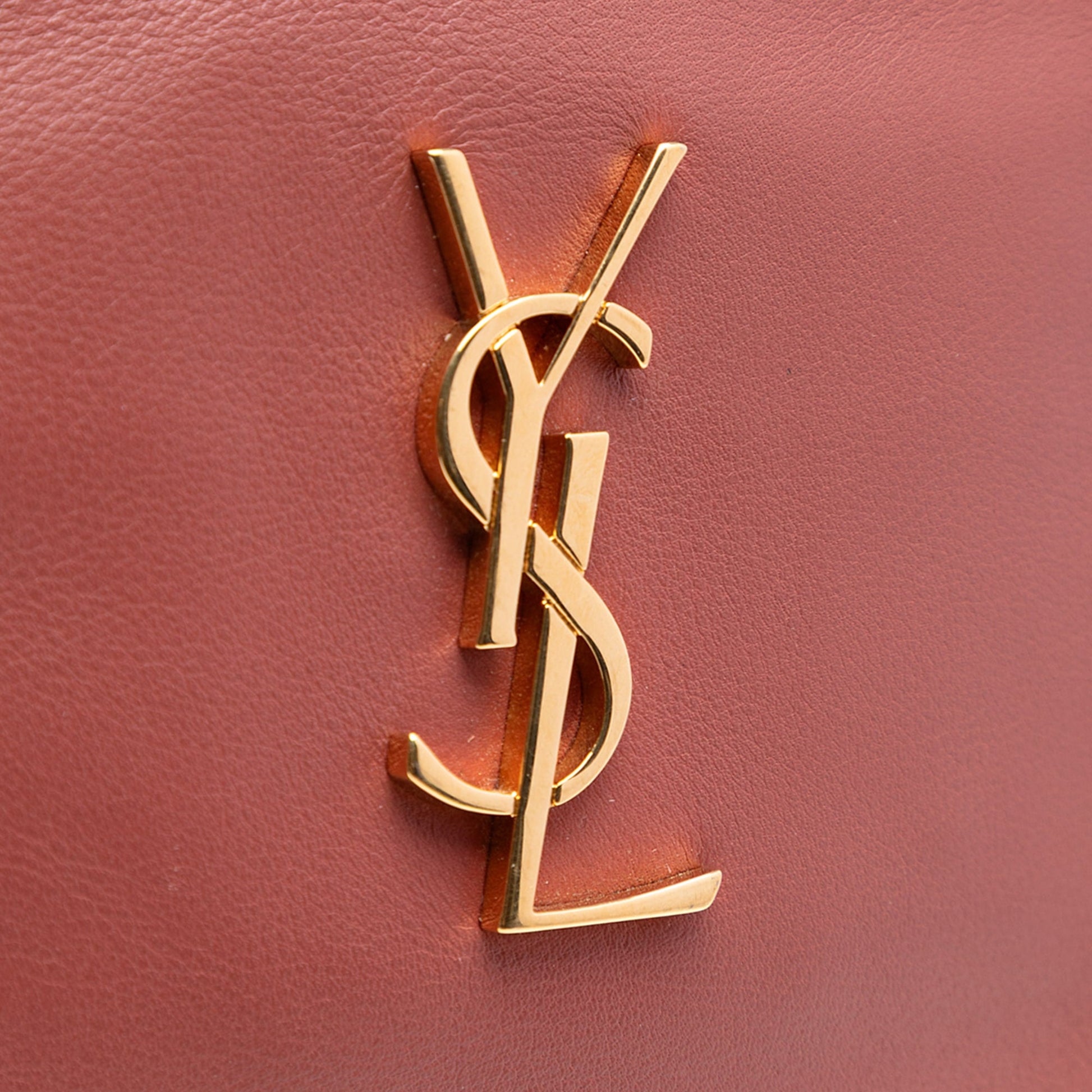 Saint Laurent Calfskin Monogram Blogger Bag