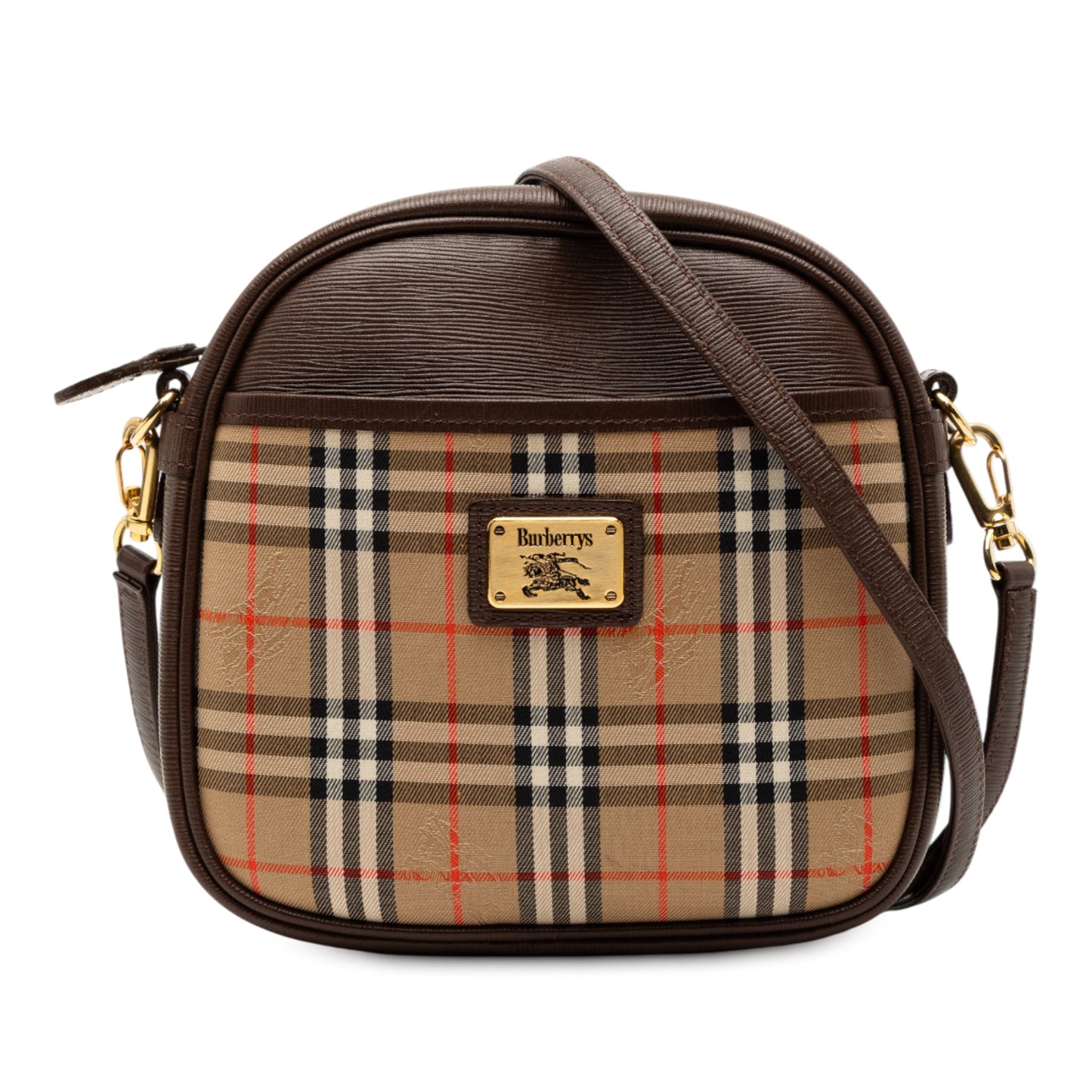 Burberry Haymarket Check Canvas Crossbody