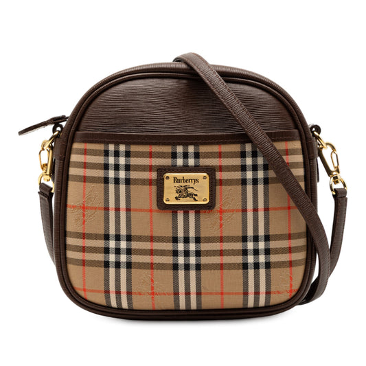 Burberry Haymarket Check Canvas Crossbody