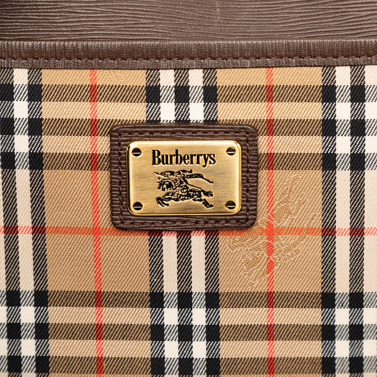 Burberry Haymarket Check Canvas Crossbody