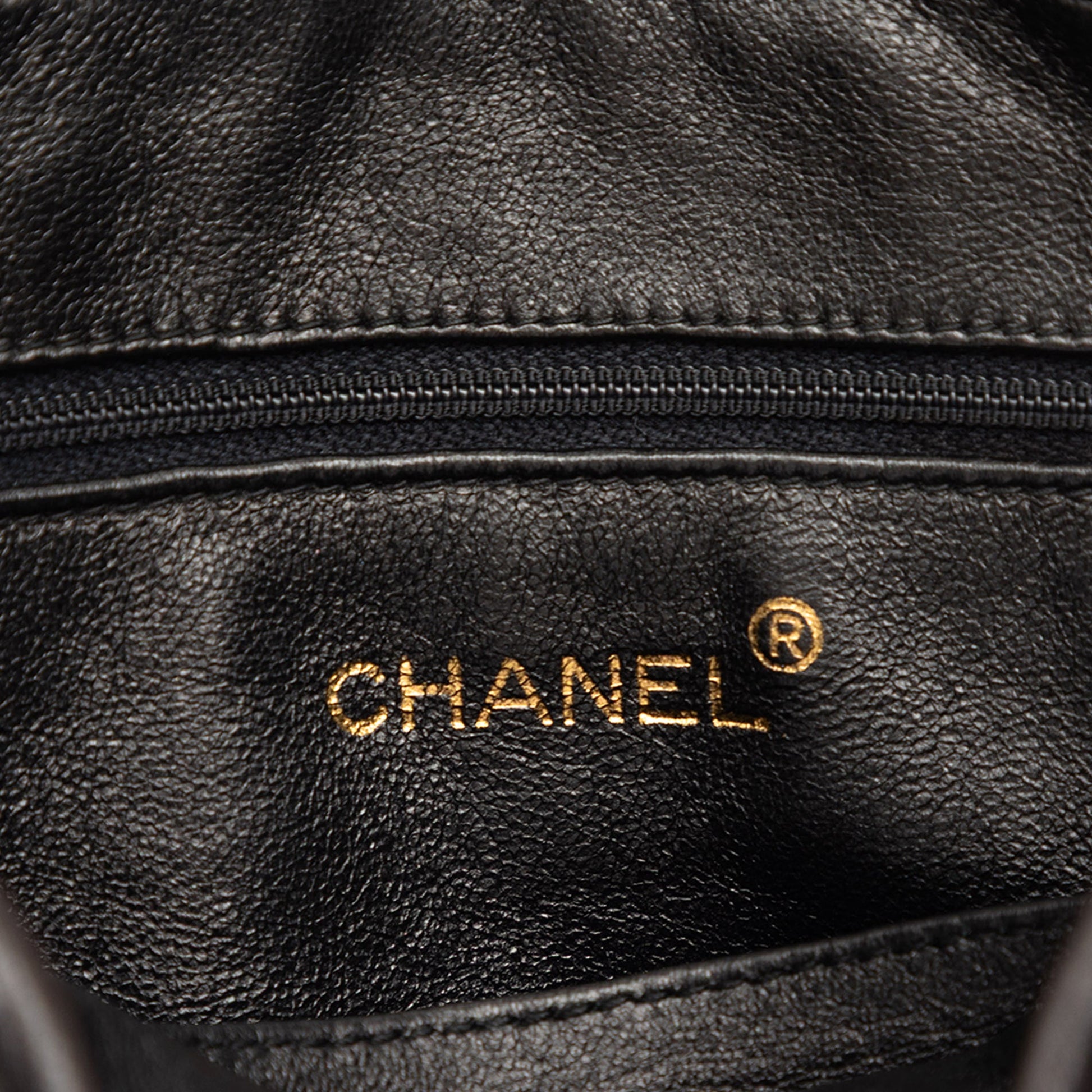 Chanel CC Diagonal Quilted Lambskin Tassel Camera Bag