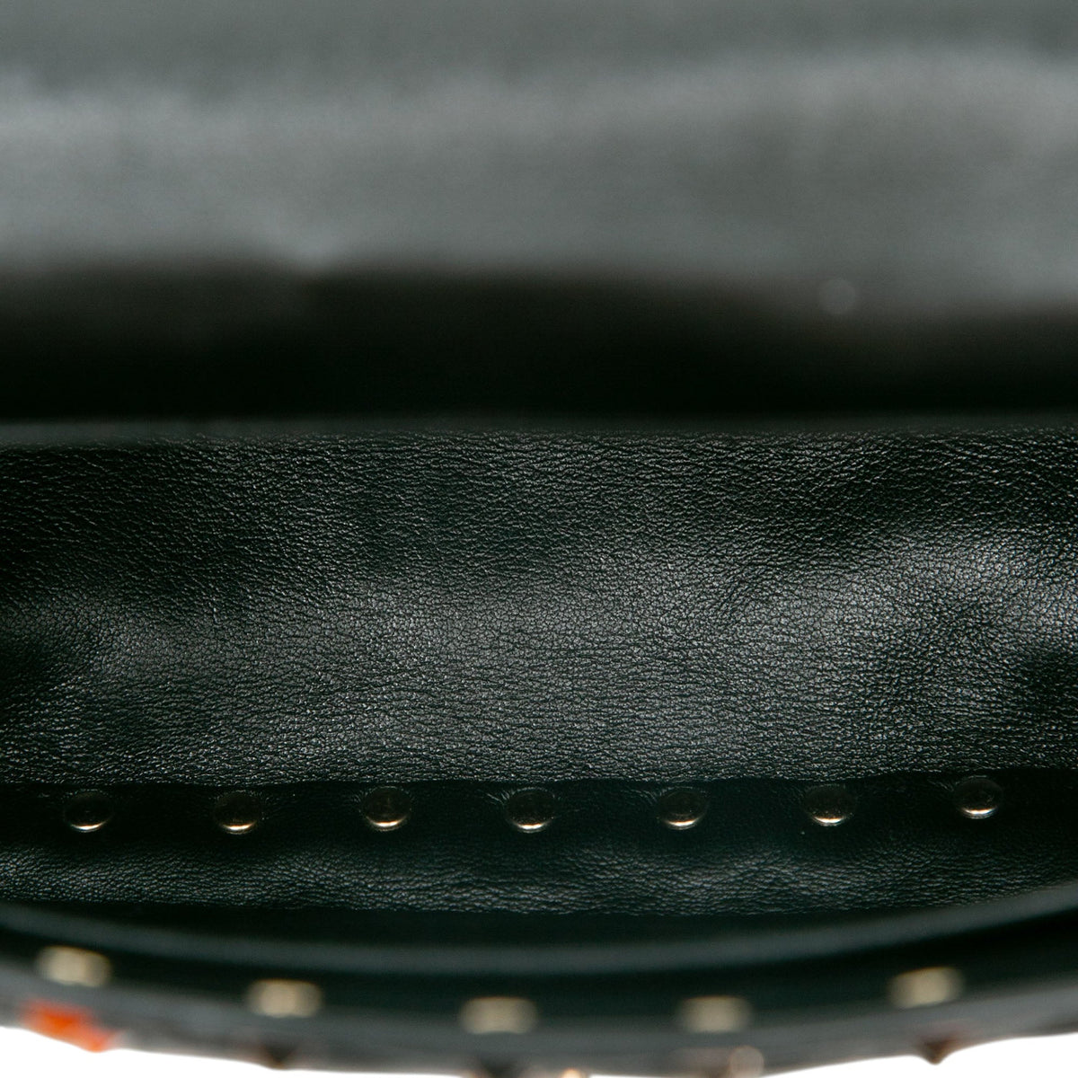Valentino Medium Lambskin VLTN Rockstud Spike Satchel — Black