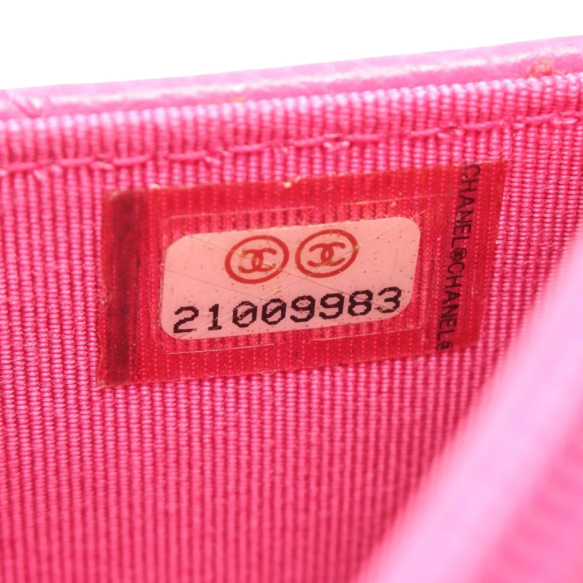 Chanel CC Quilted Caviar Wallet on Chain