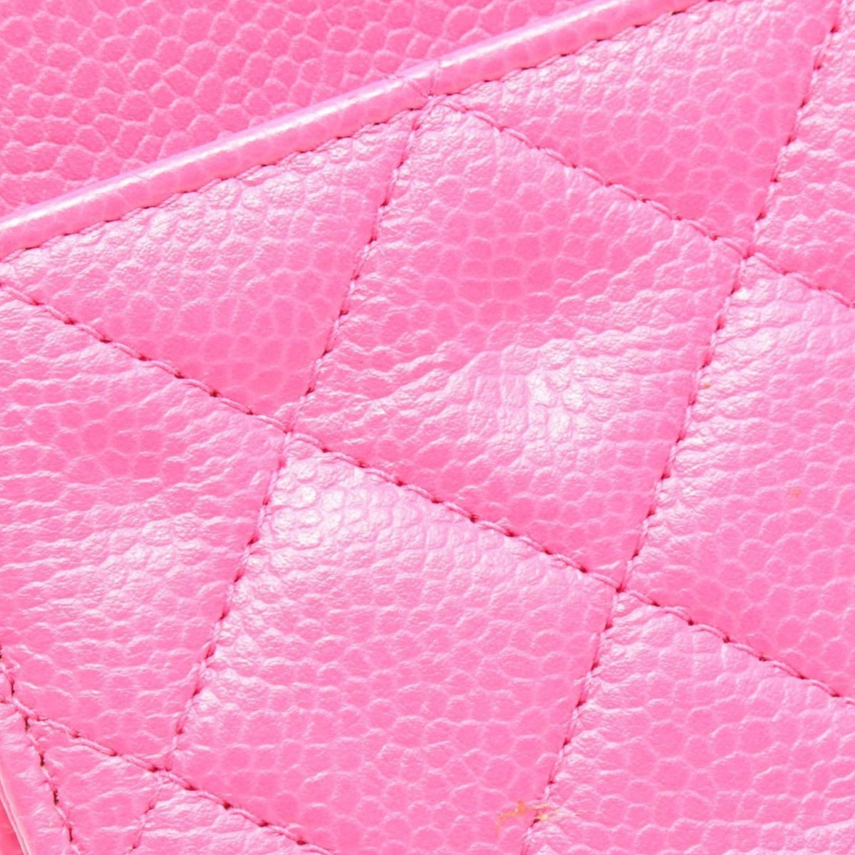 Chanel CC Quilted Caviar Wallet on Chain