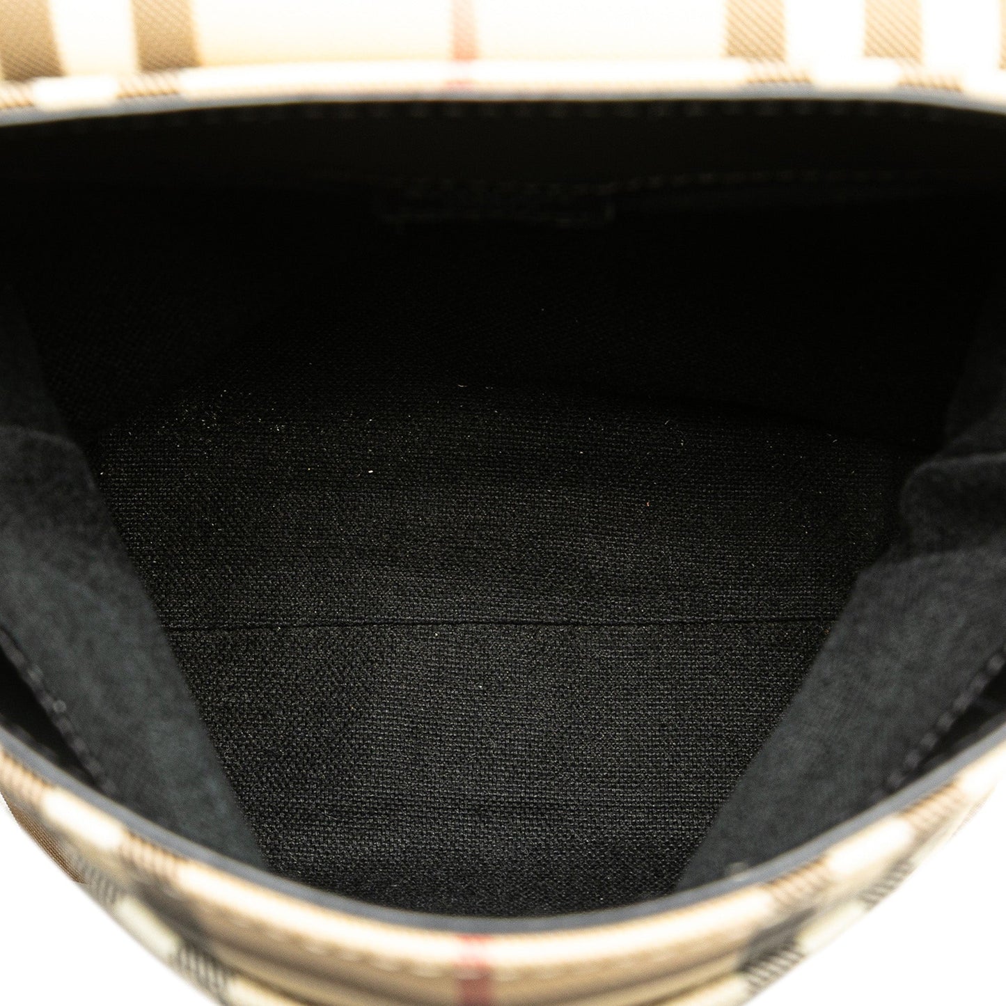 Burberry House Check Canvas Flap Crossbody