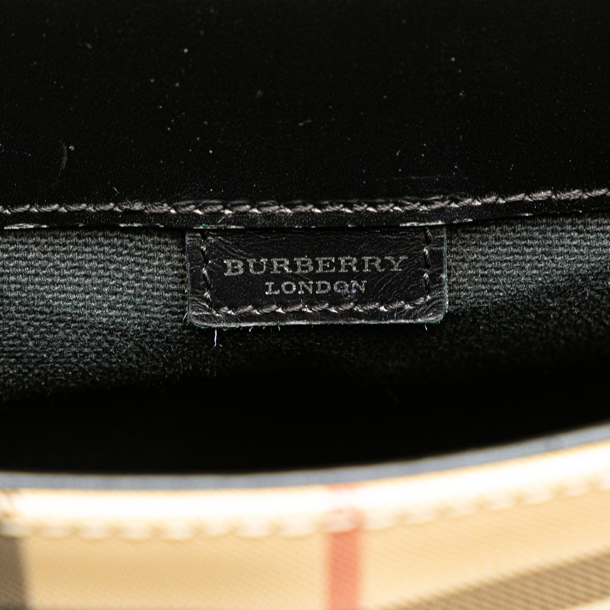 Burberry House Check Canvas Flap Crossbody