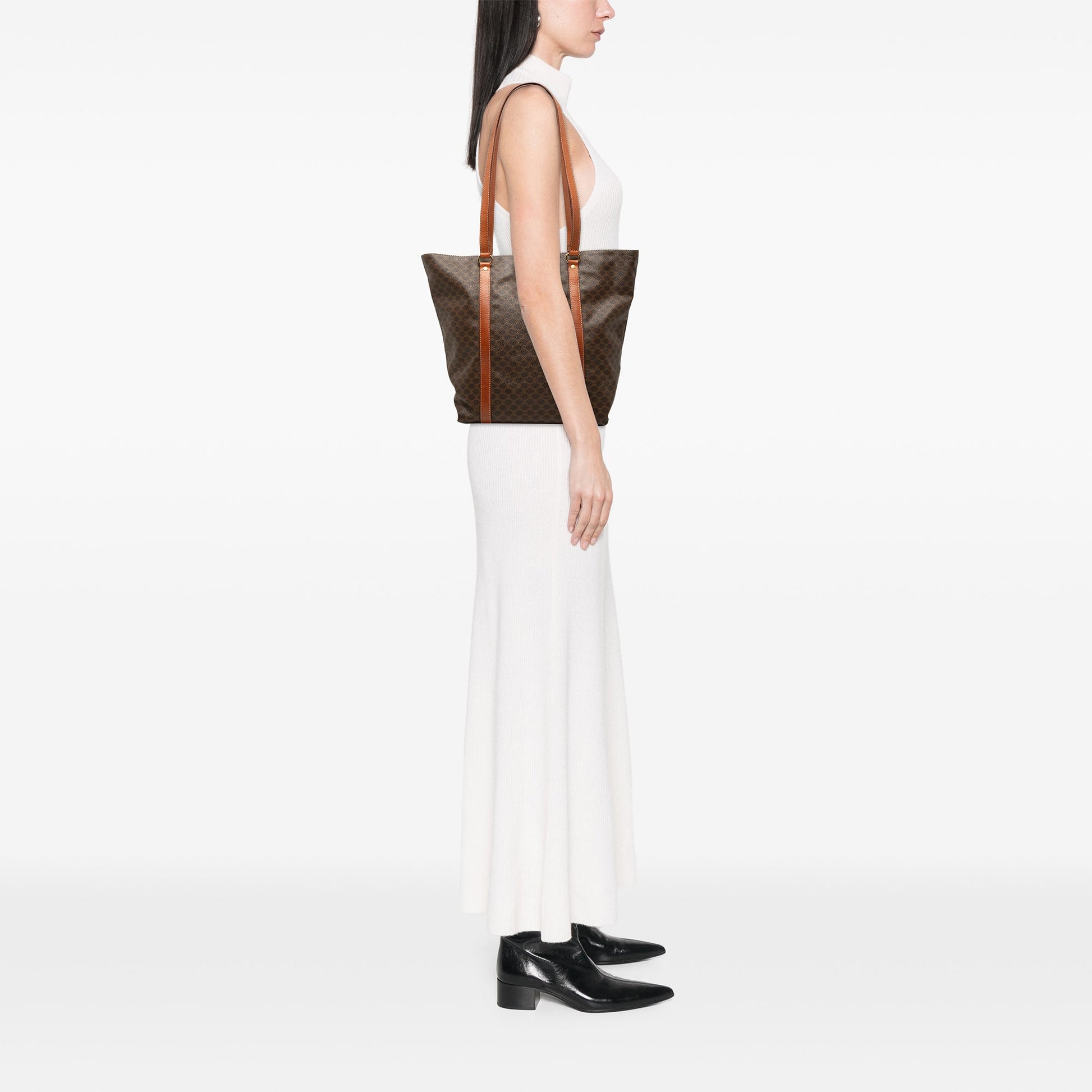 Celine Macadam Coated Canvas  Tote