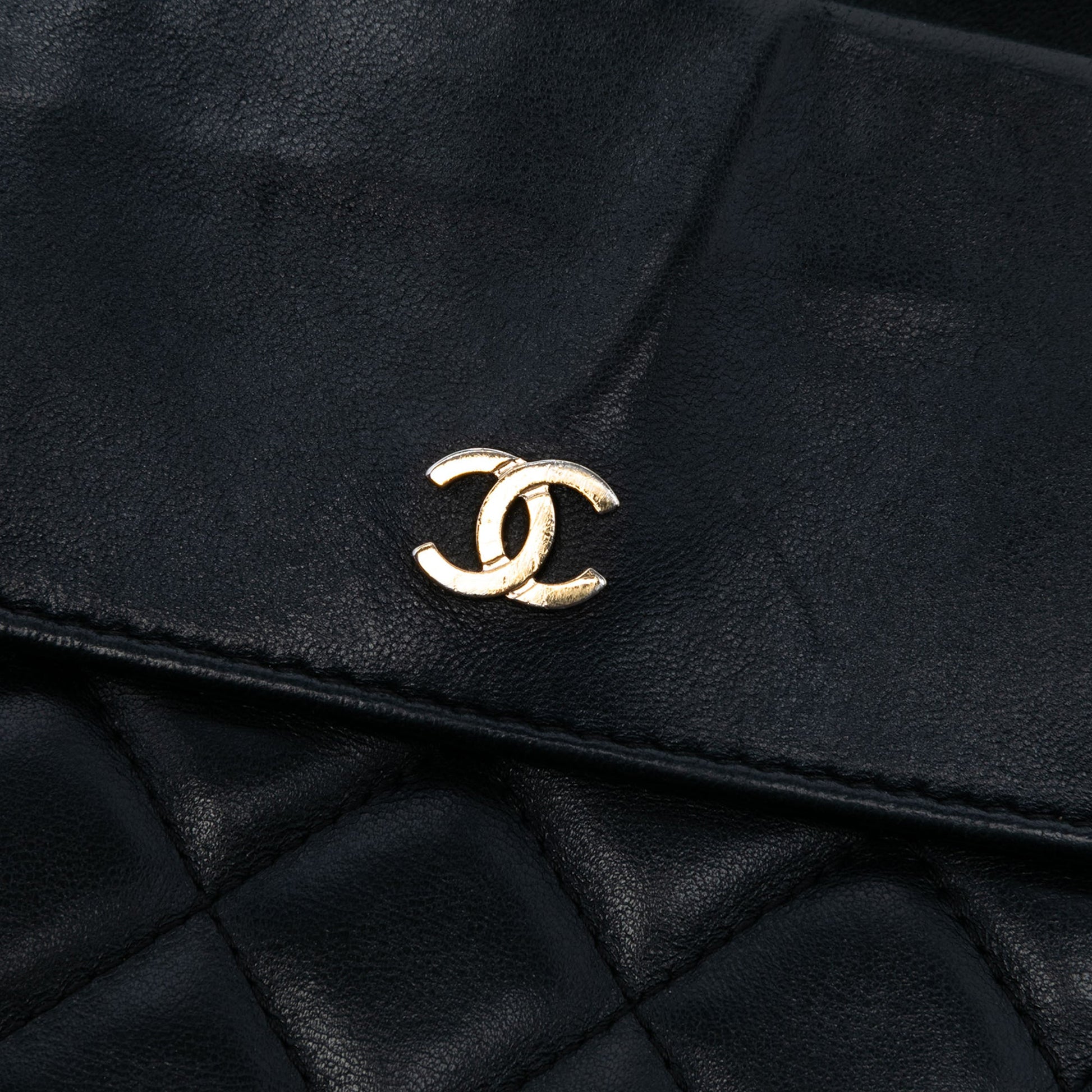 Chanel Medium CC Quilted Lambskin Flap Cosmetic Case