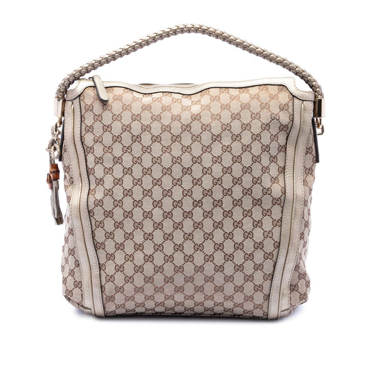 Gucci Large GG Canvas Bella Tote